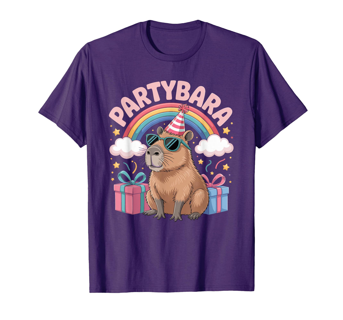 Capybara Birthday for Kids Fun Capybara Party Partybara T-Shirt