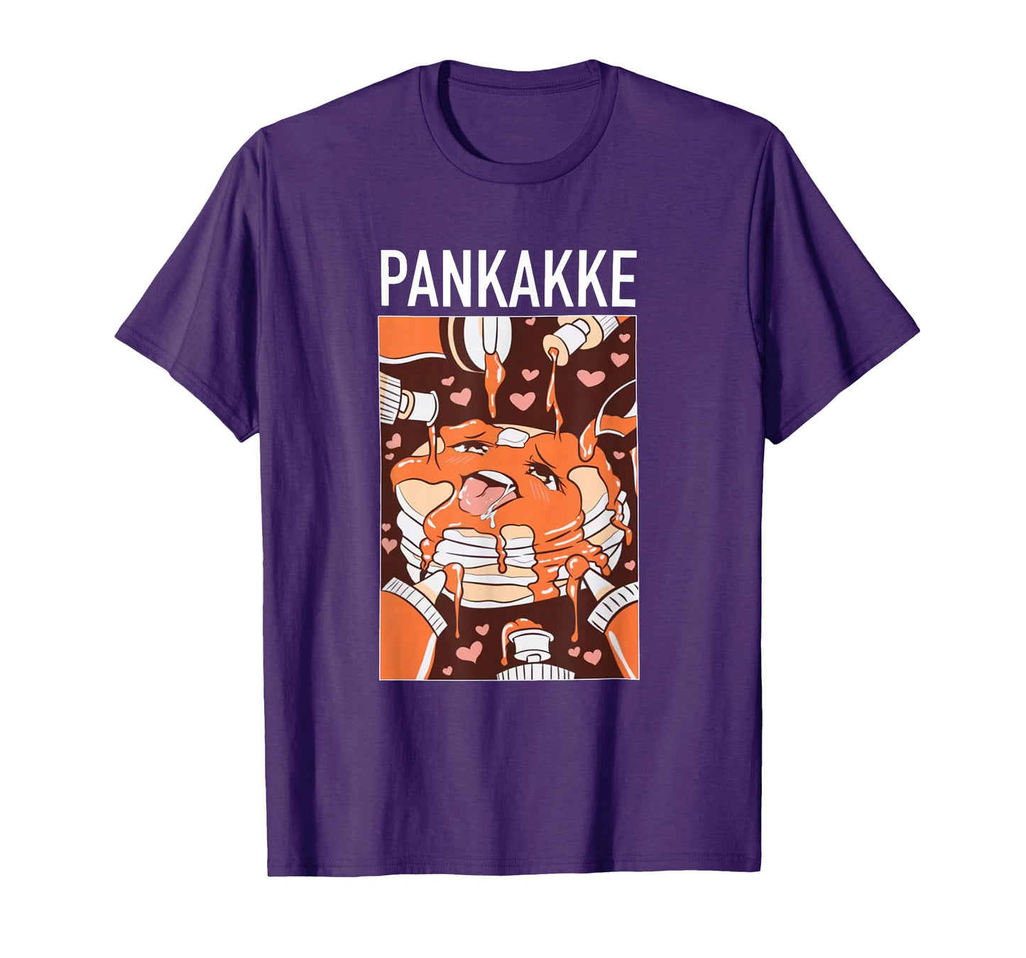PANKAKKE Anime Funny Pancake Cute Anime, Foodie Lovers T-Shirt