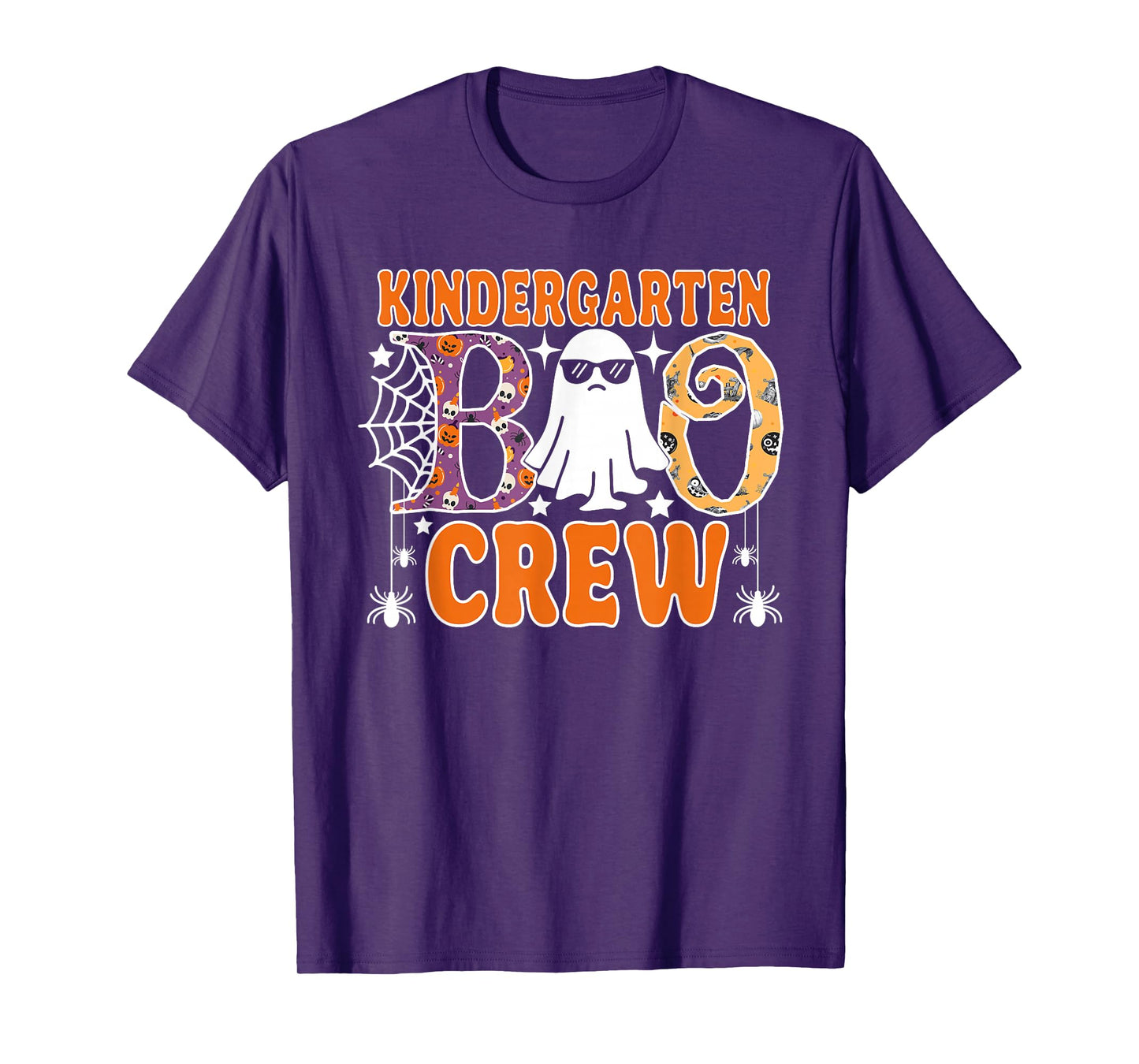 Kindergarten Boo Crew Funny Halloween Teachers Students T-Shirt