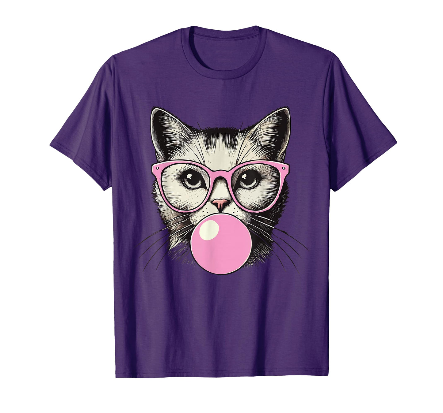 Cute Cat Shirt for Women Funny Cat Lovers T-Shirt