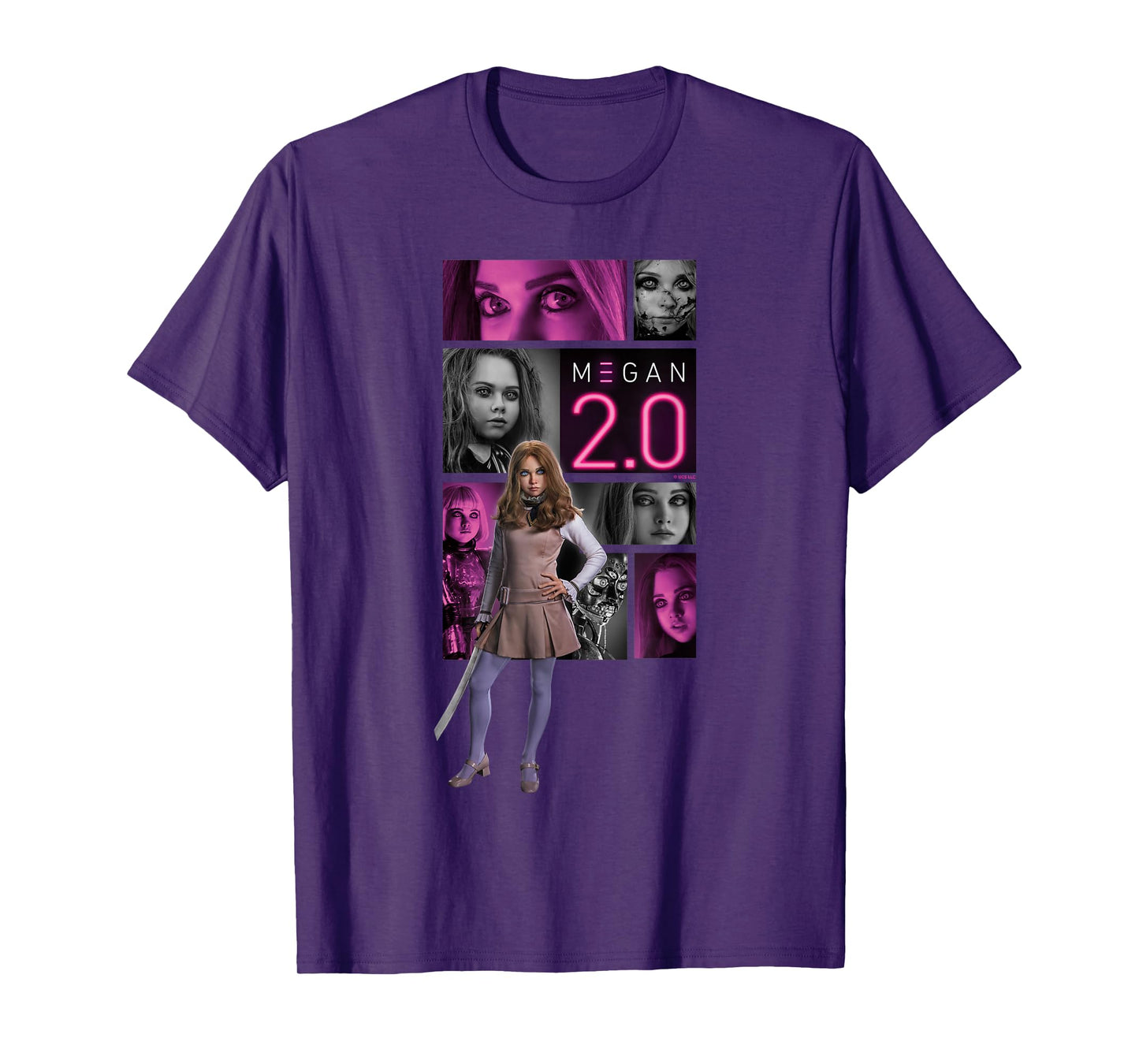 M3GAN 2.0 Killer Collage T-Shirt