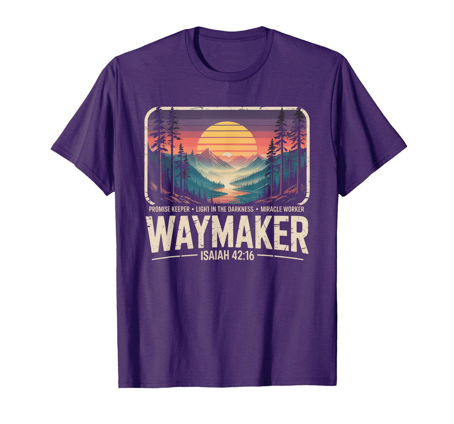 Waymaker Tshirt Promise Keeper Miracle Worker God Christian T-Shirt