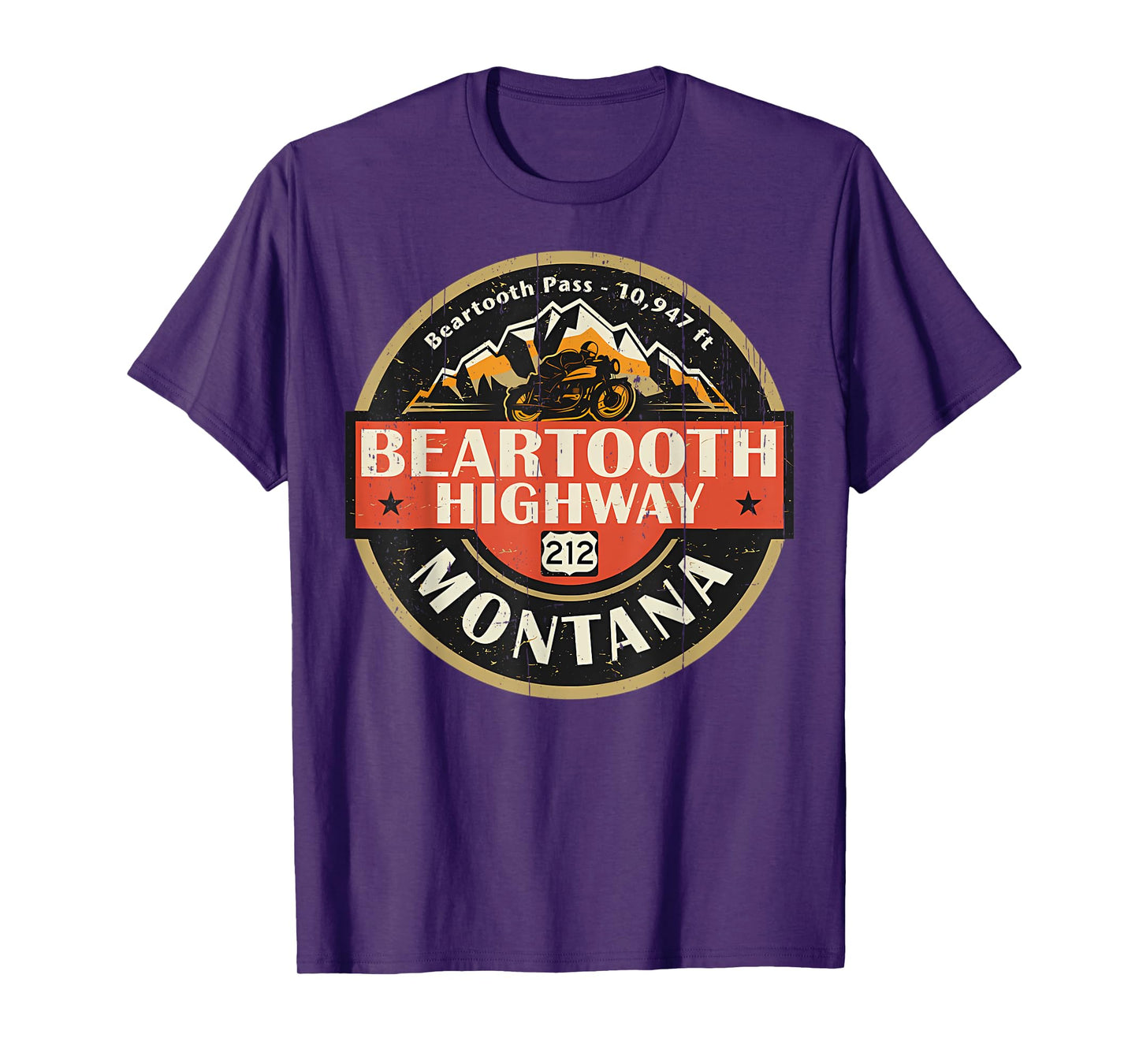 Vintage Beartooth Highway Mountain Hiking Nature T-Shirt
