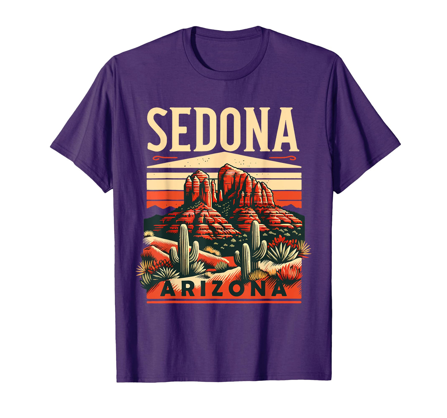 Vintage Sedona Arizona Hiking Outdoor Mountain Sedona AZ T-Shirt