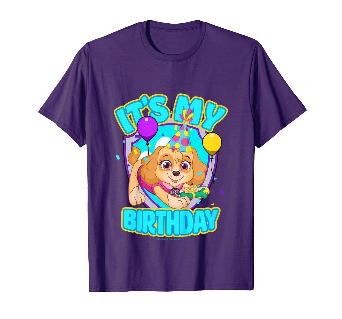 PAW Patrol Birthday It's My Birthday Cute Skye Logo T-Shirt