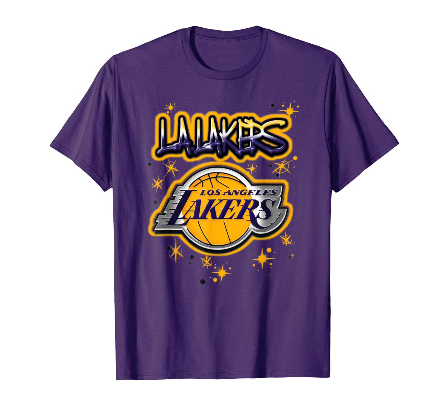 NBA Los Angeles Lakers Airbrush Logo T-Shirt