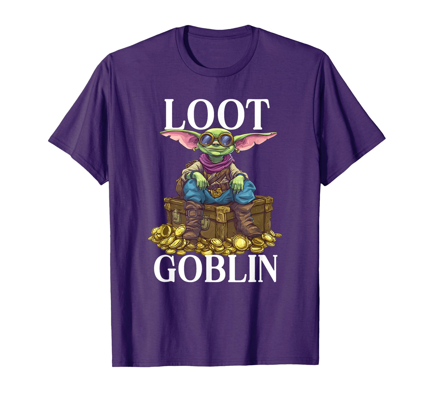 Raiding Treasure Loot Goblin T-Shirt