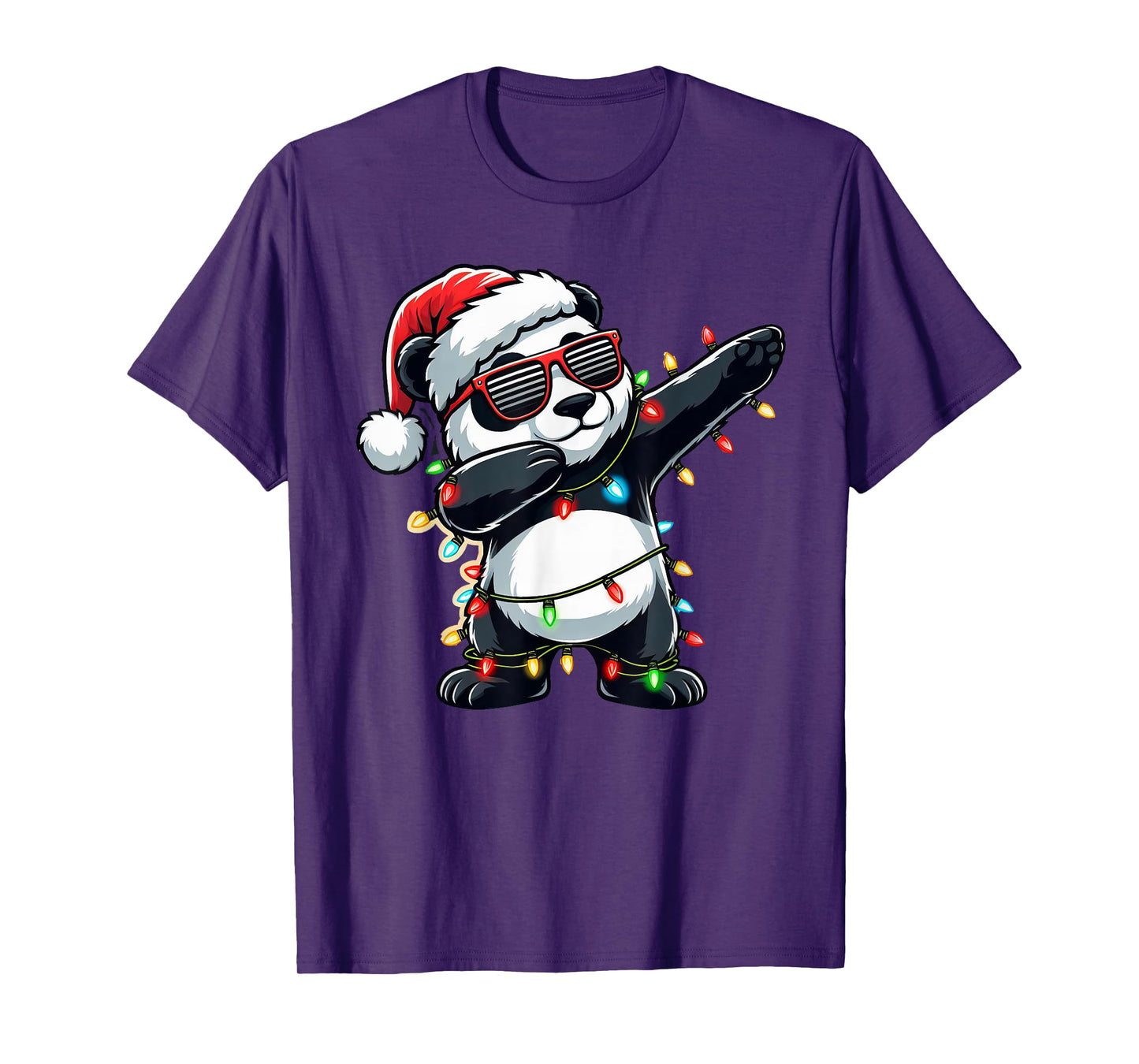 Dabbing Panda Xmas For Kids Boys Girl Panda Lover Christmas T-Shirt
