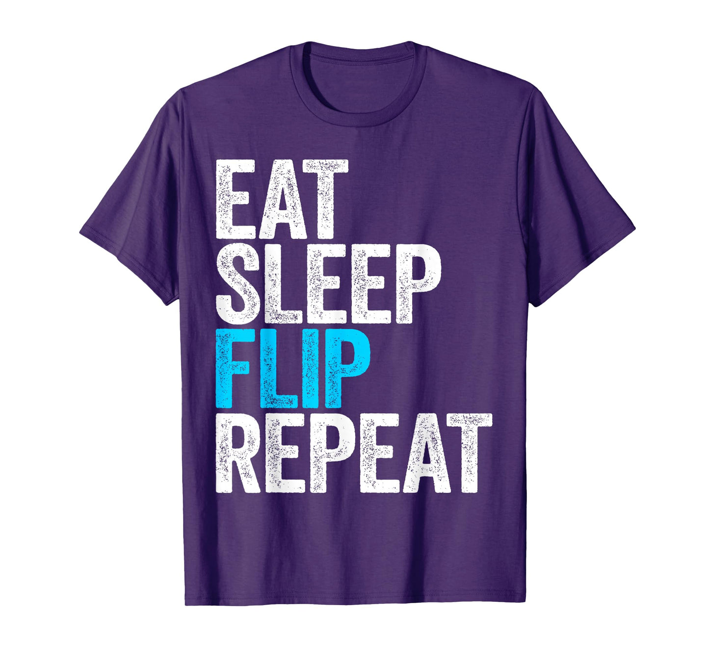 Eat Sleep Flip Repeat Shirt Men Women Kids Gymnastics T-Shirt