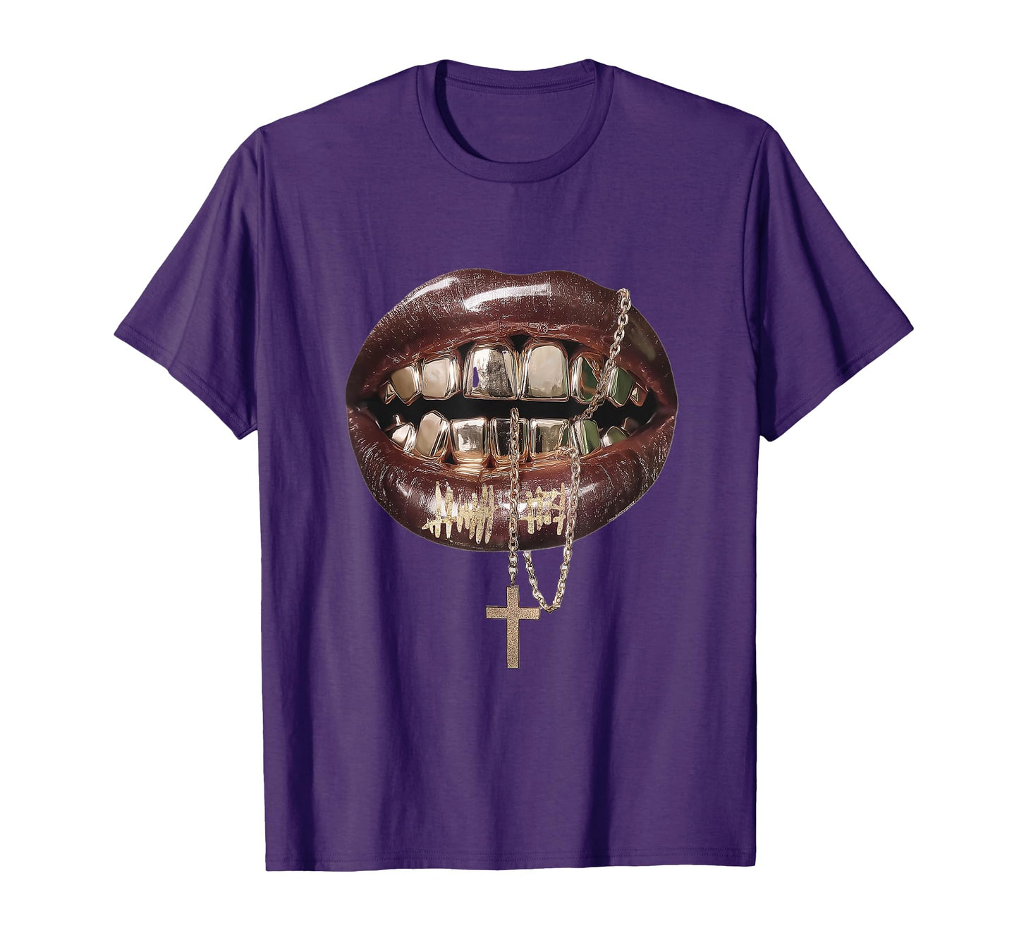 Women's Lips Print Graphic Y2K 2000s Vintage Summer Tops T-Shirt