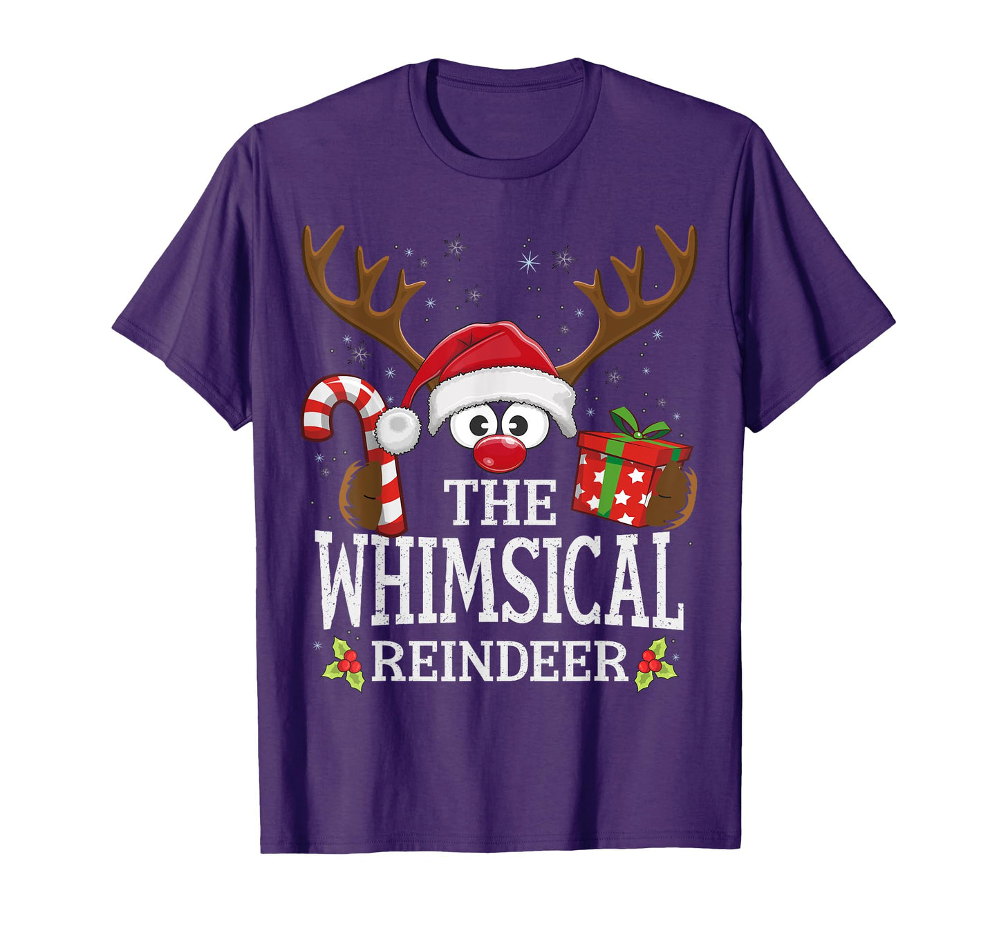 Christmas Matching The Whimsical Reindeer Family T-Shirt