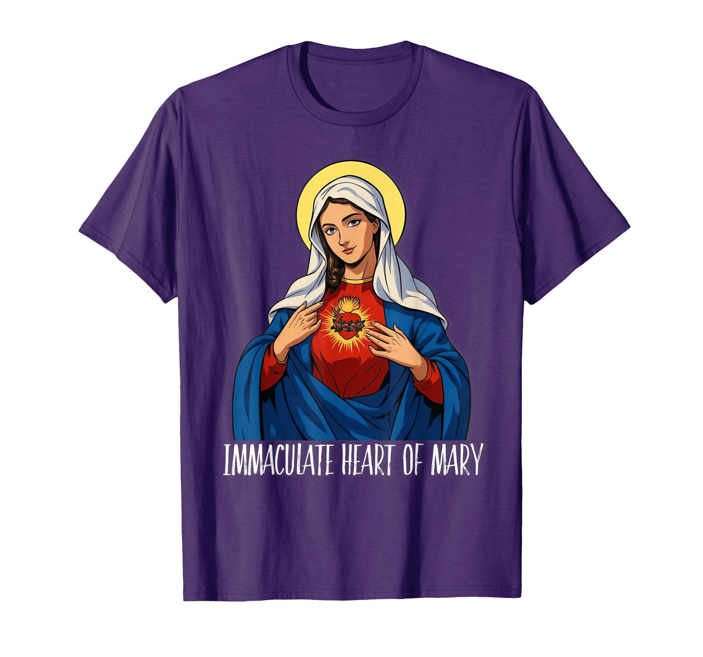 Immaculate Heart of Mary Marian Catholic T-Shirt