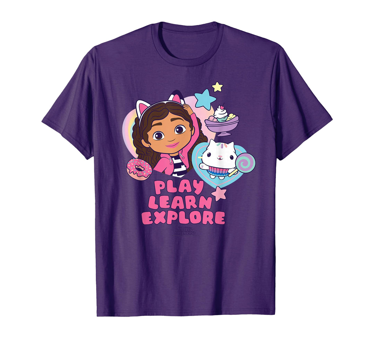 DreamWorks Gabby's Dollhouse Play Learn Explore T-Shirt