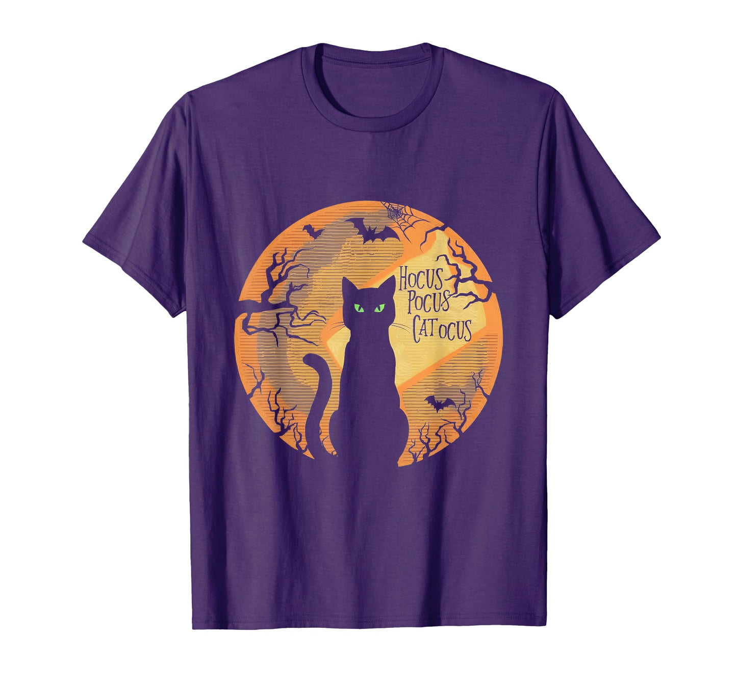 Hocus Pocus Catocus Halloween Black Cat Lover T-Shirt