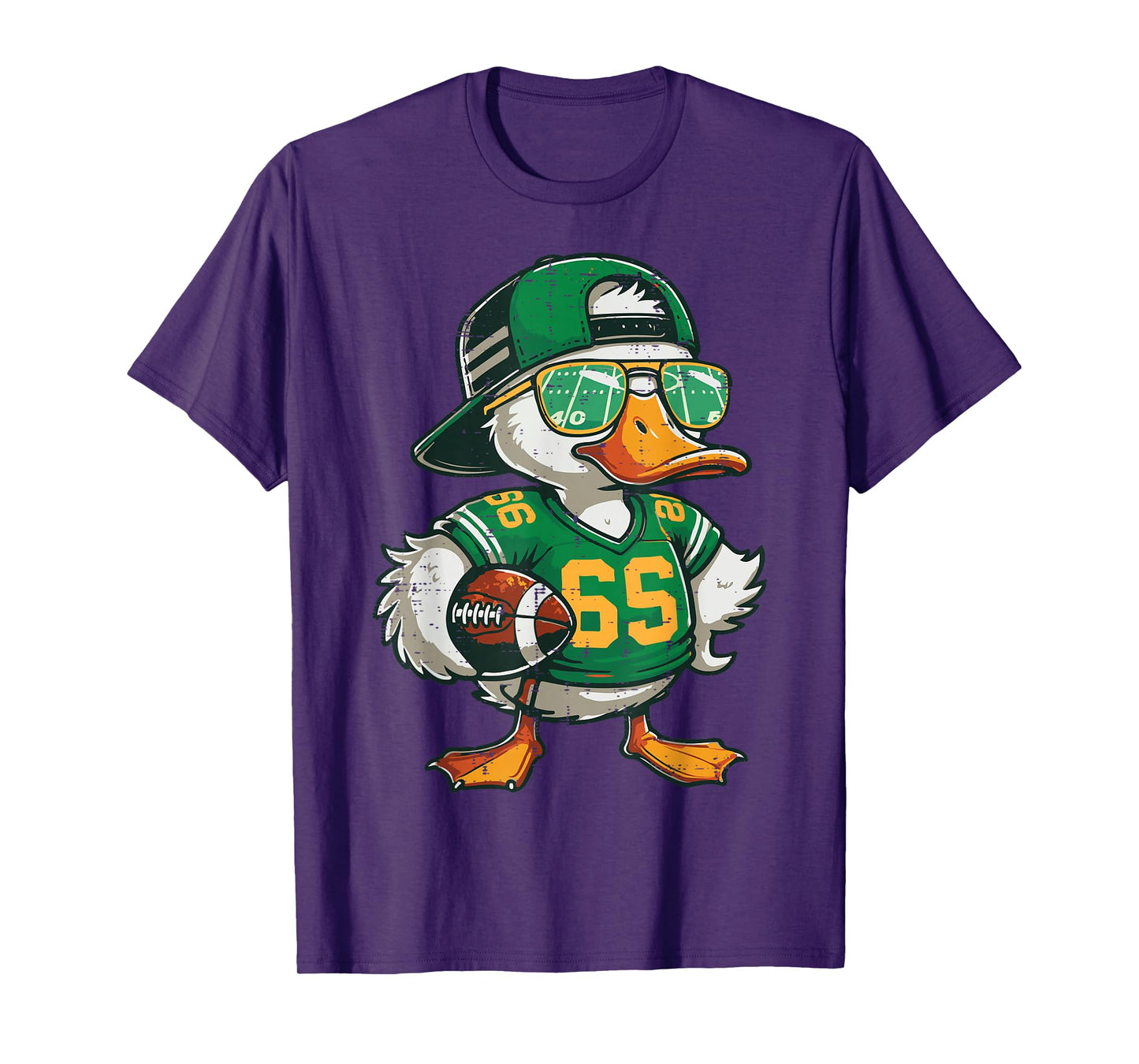 Duck American Football Sunglasses Cool Sports Men Boys Kids T-Shirt