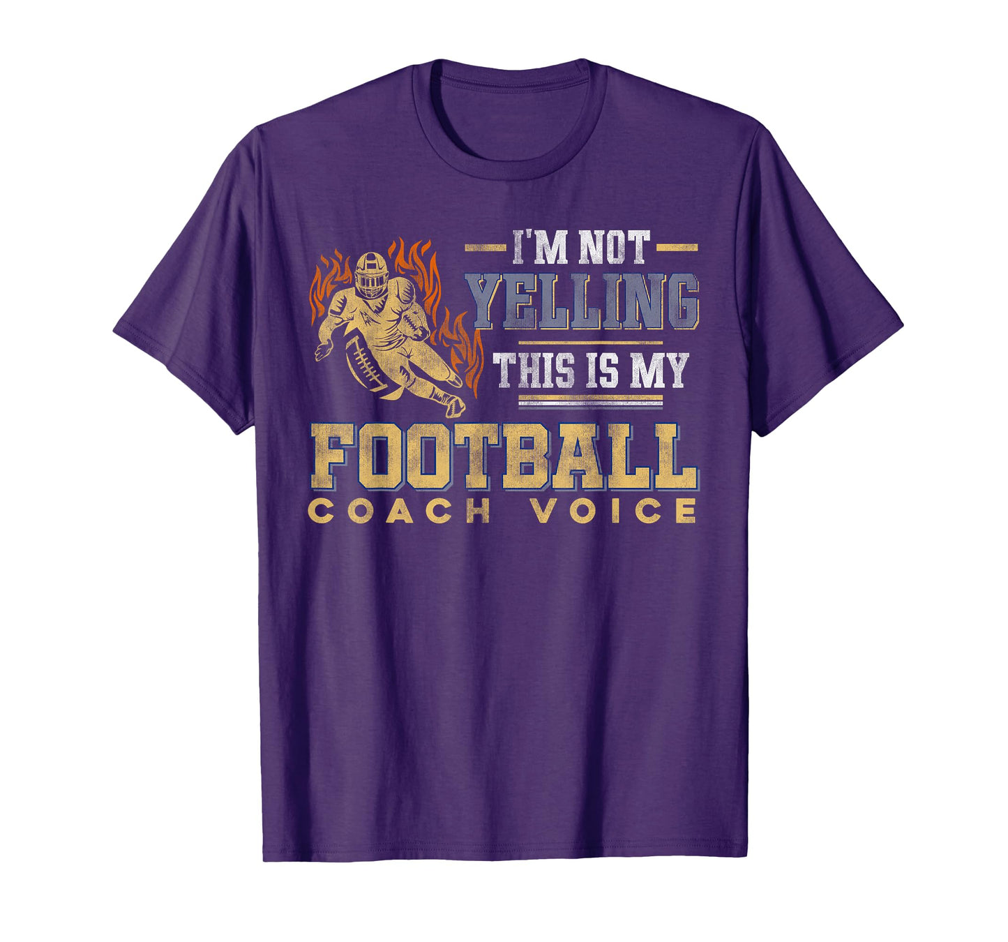 I'm Not Yelling This Is My Football Coach Voice - Coaching T-Shirt