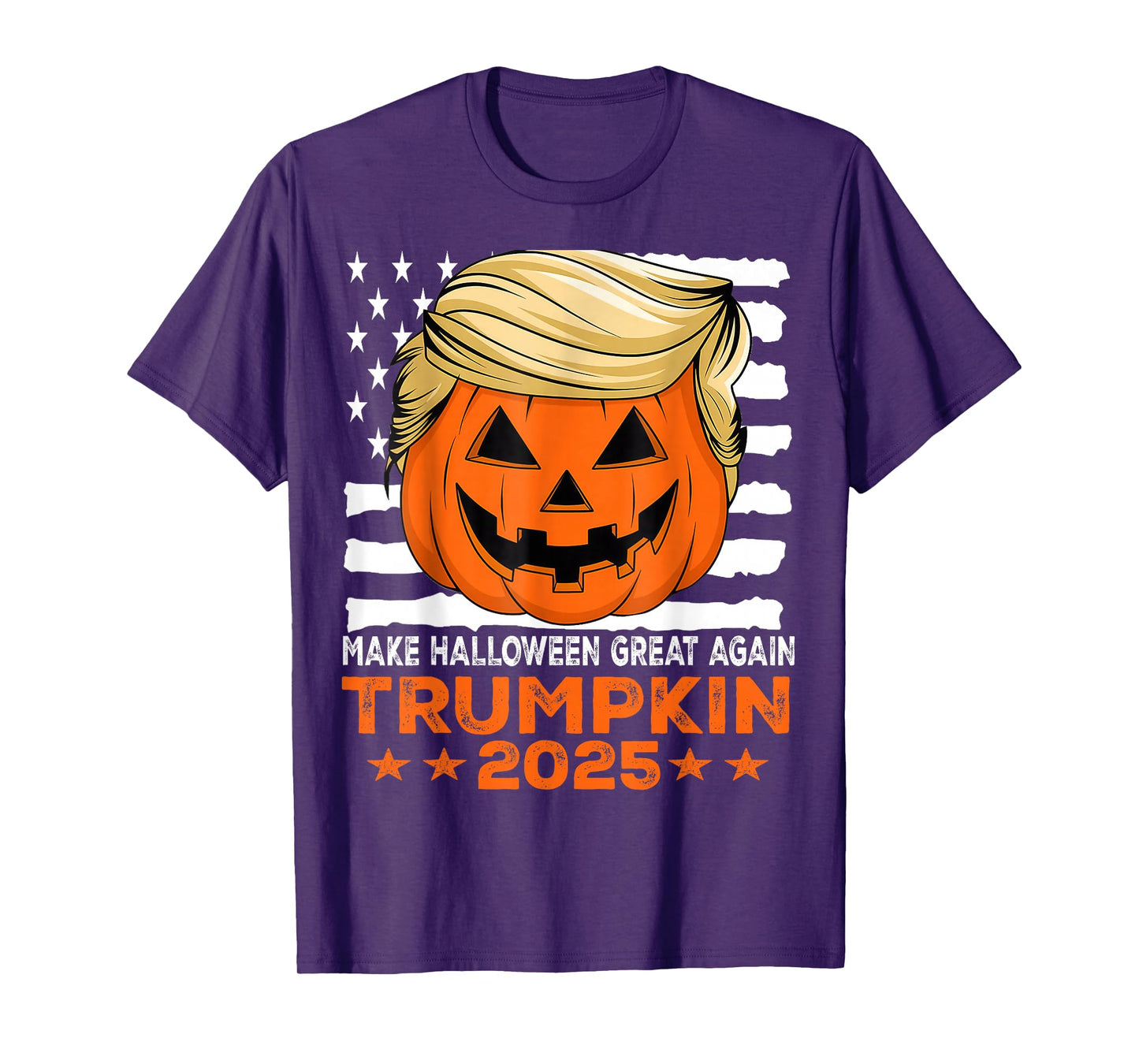 Trumpkin 2025 USA Make Halloween Great Again Funny Trump T-Shirt
