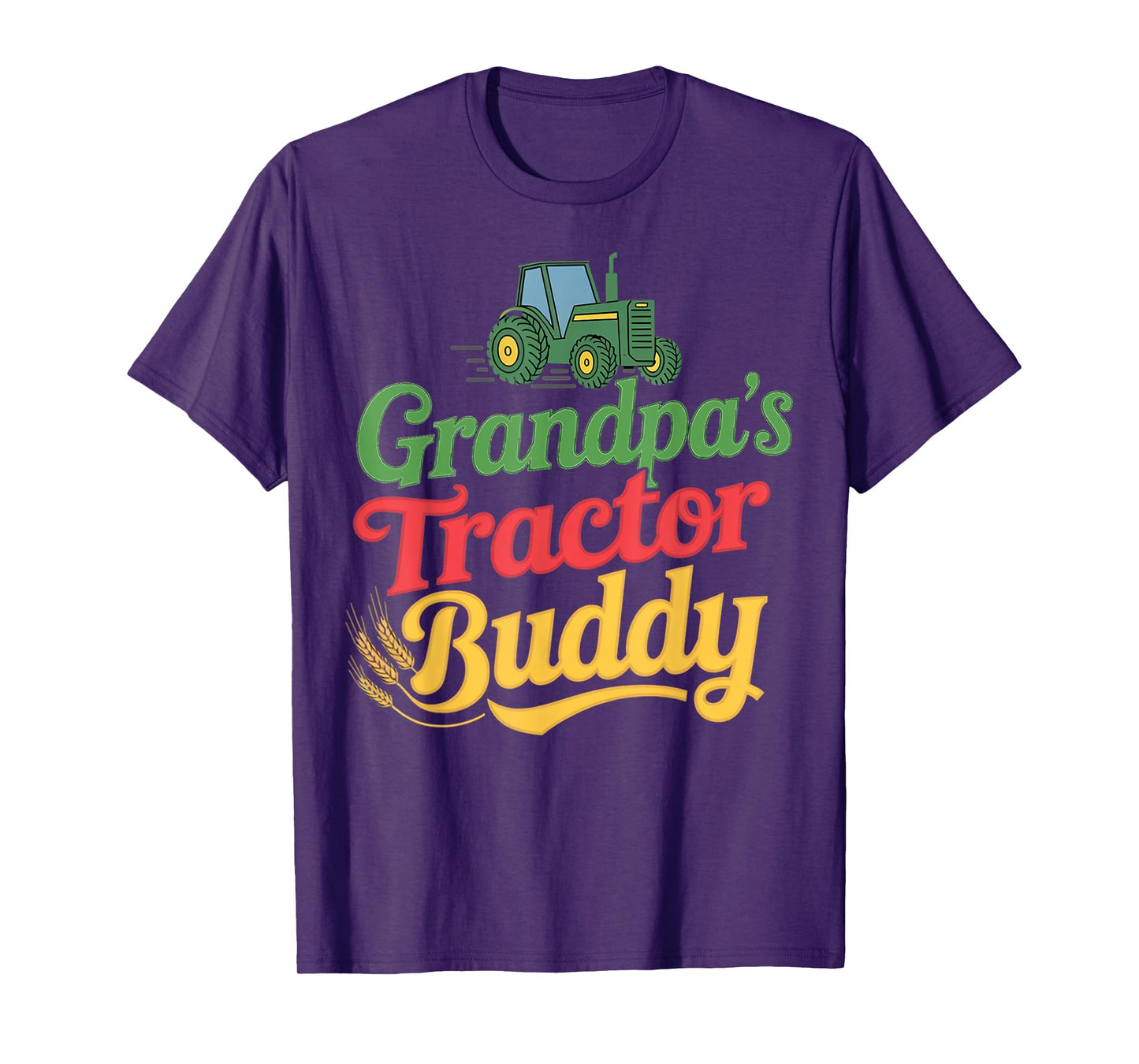 Grandpa's Tractor Buddy Farmer Agriculture Farm Tractor T-Shirt
