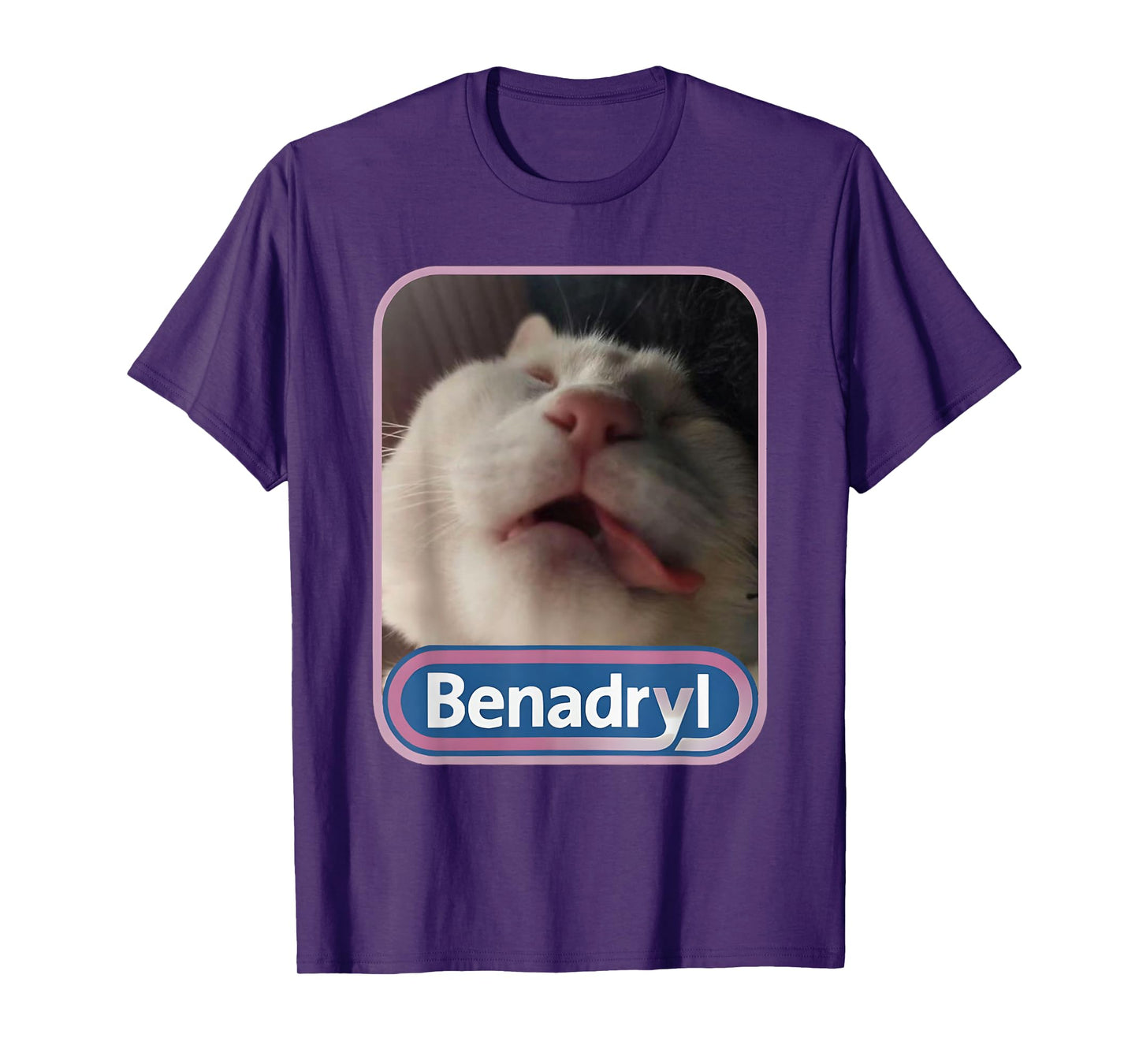 Benadryl Meme Cat Benny Cute & Funny Men Women T-Shirt