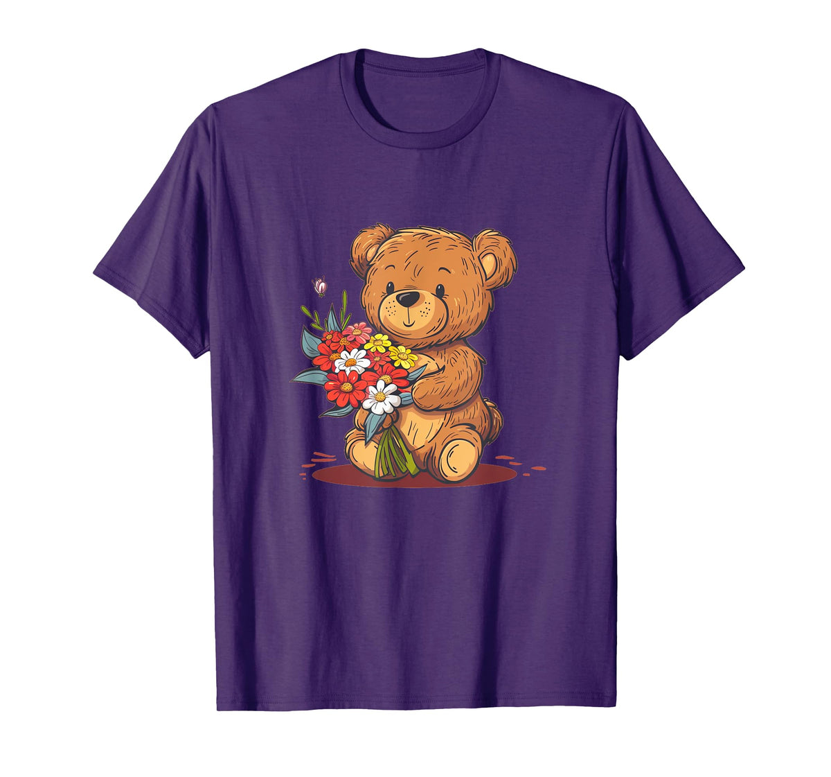 Funny flowers Teddy bear costume T-Shirt