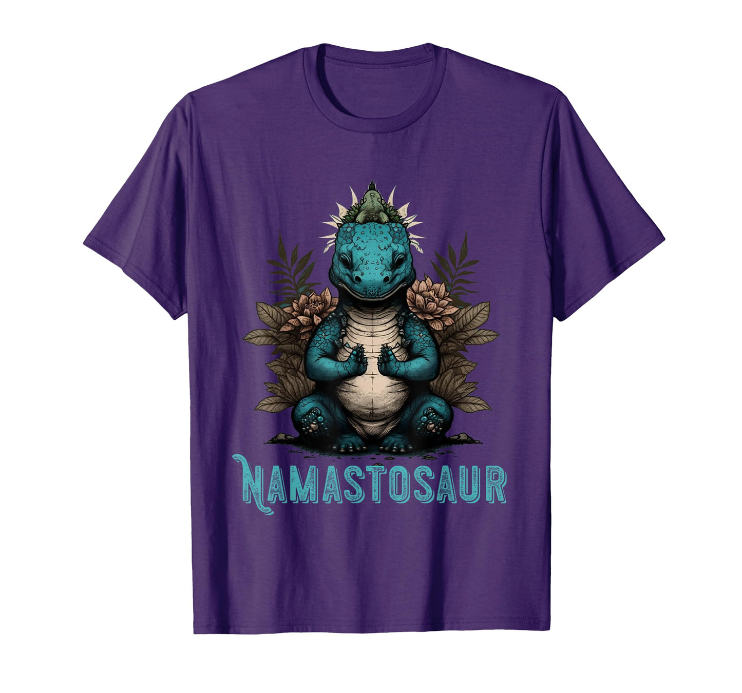 Meditation Dino T-Rex Buddhism Namaste Guatama Buddha T-Shirt