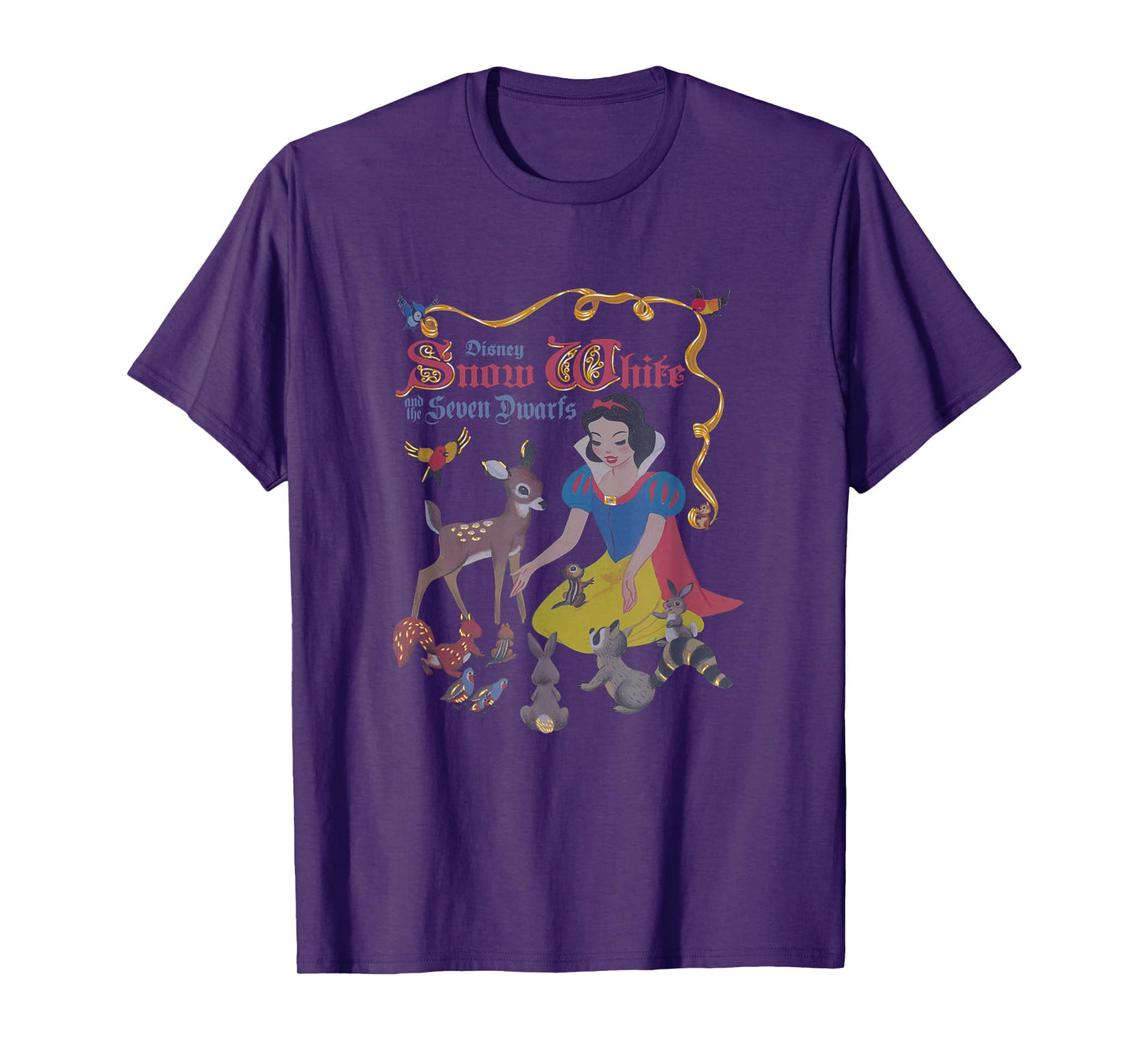 Disney Snow White And The Seven Dwarfs With Forest Friends T-Shirt