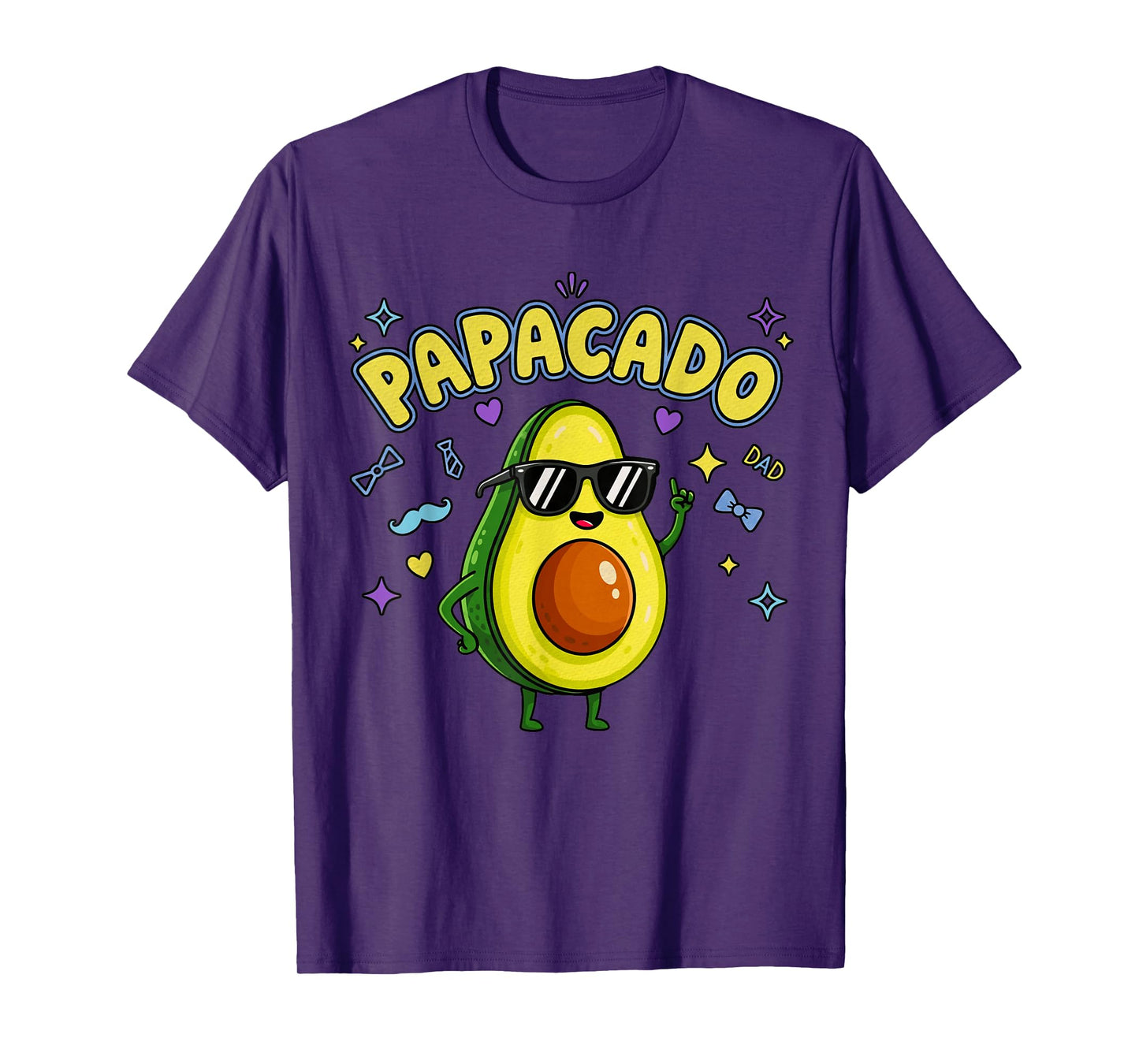 Pregnancy Announcement Men Dad Funny Avocado Papacado T-Shirt