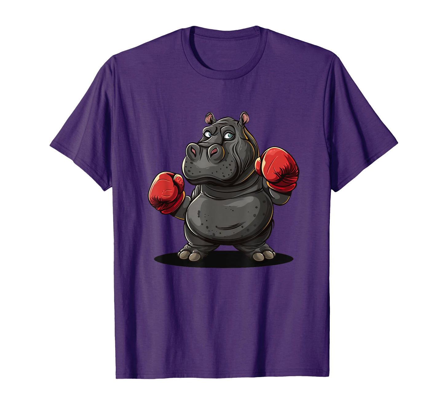 Cool boxing Athlete Costume for Hippo and Animals Lovers T-Shirt