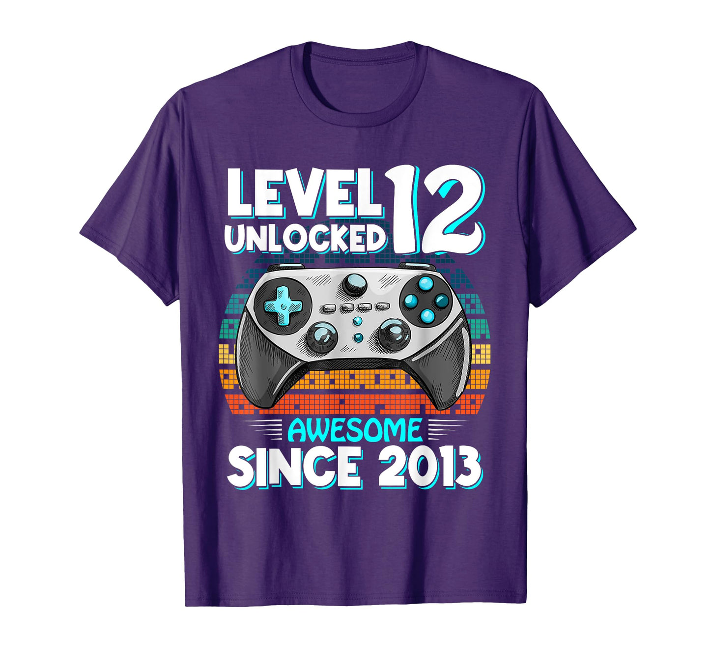 Level 12 Year Old Unlocked 12th Birthday Video Gamer Gifts T-Shirt