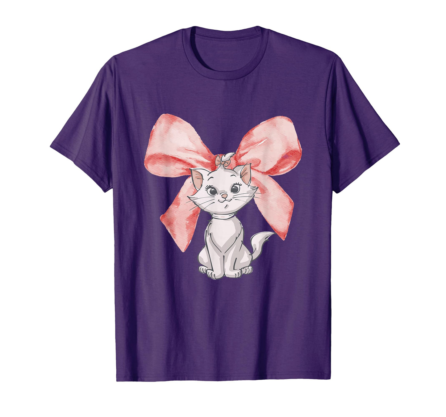 Disney The Aristocats Big Bow Marie Watercolor T-Shirt