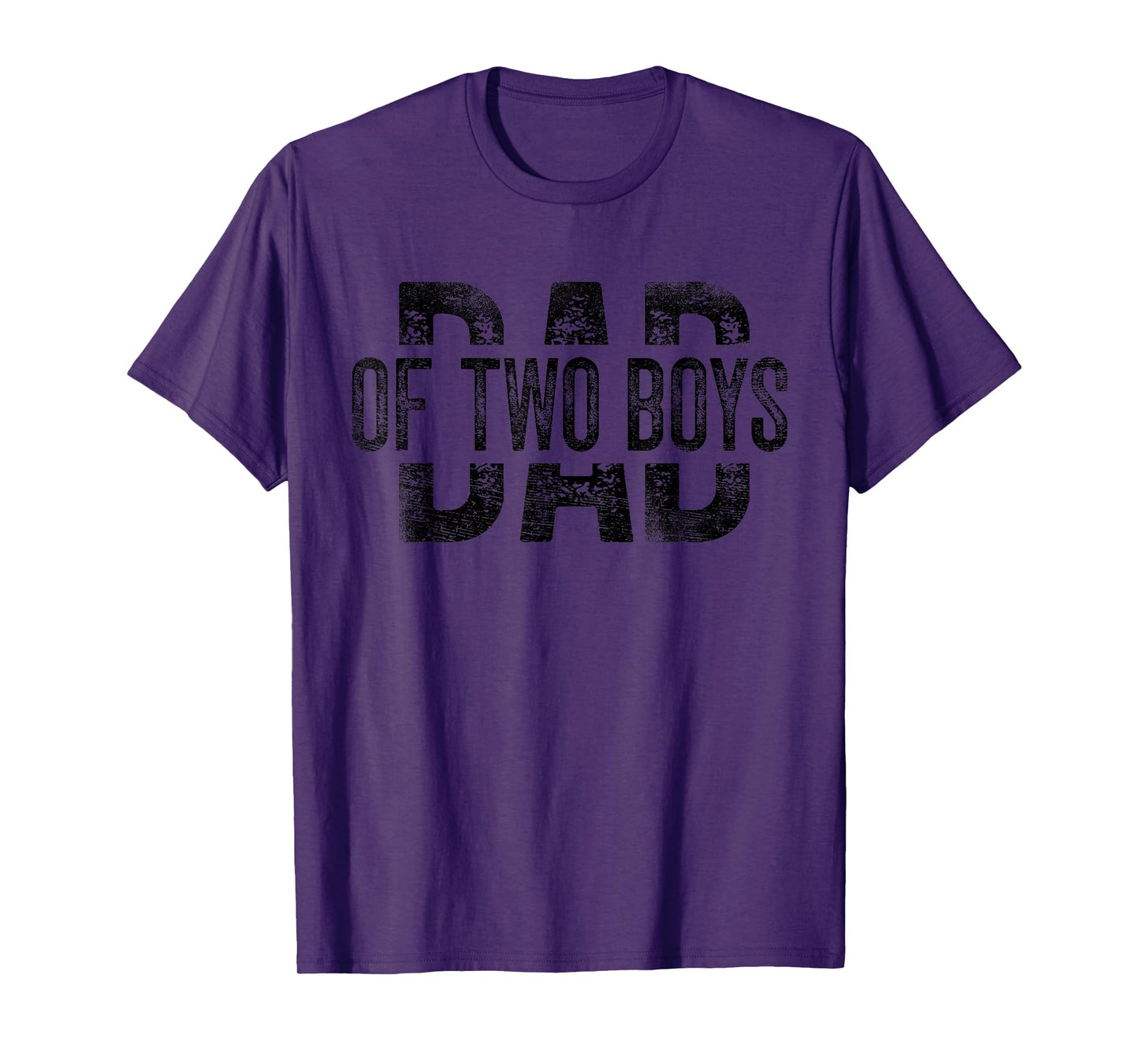 Dad of Two Boys Gifts Daddy of 2 Sons Father's Day T-Shirt