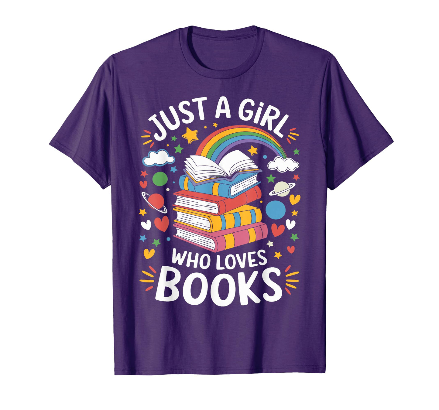 Bookworm Just A Girl Who Loves Books T-Shirt