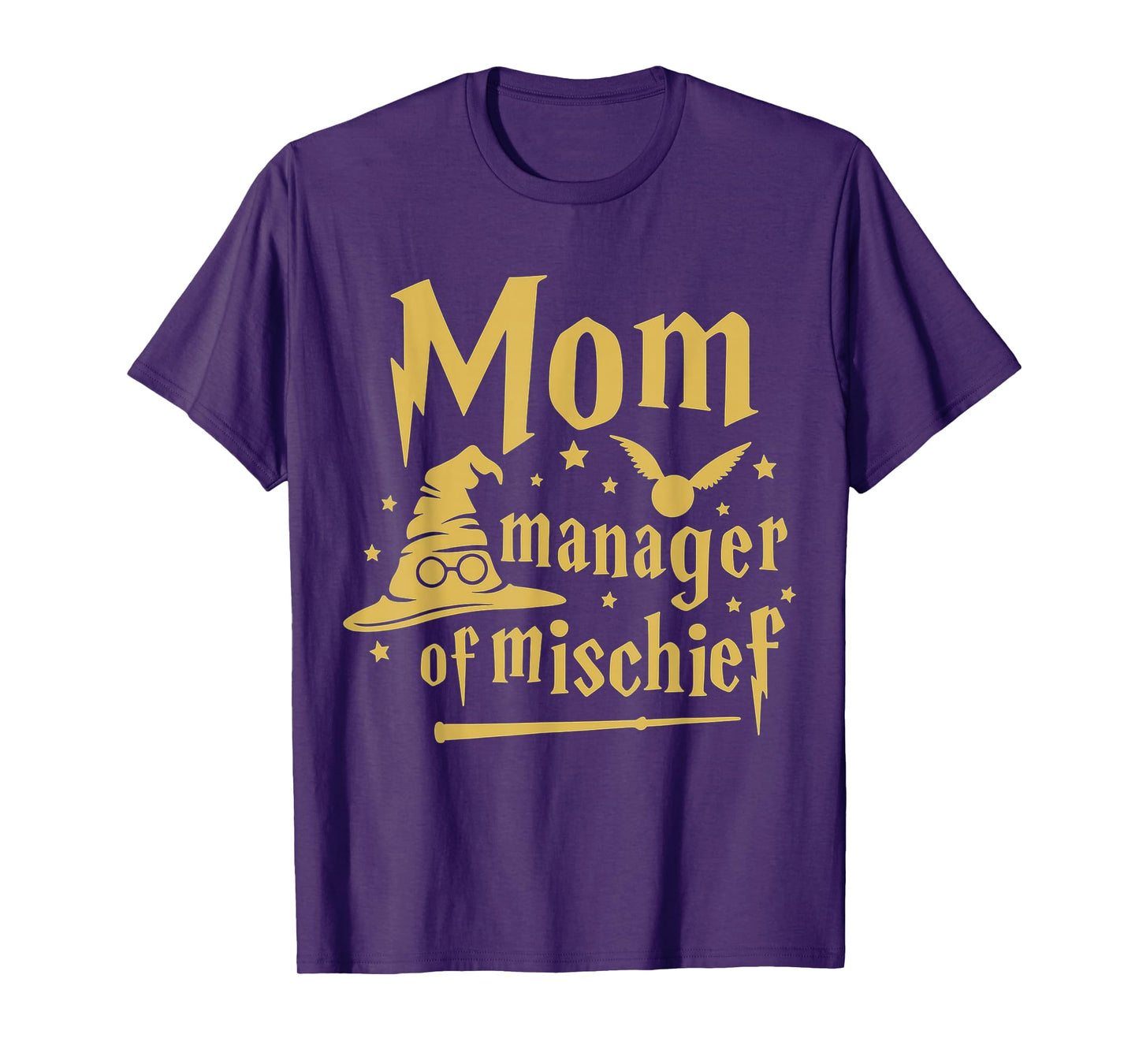 Magical Mom Manager of Mischief Birthday Family Matching T-Shirt