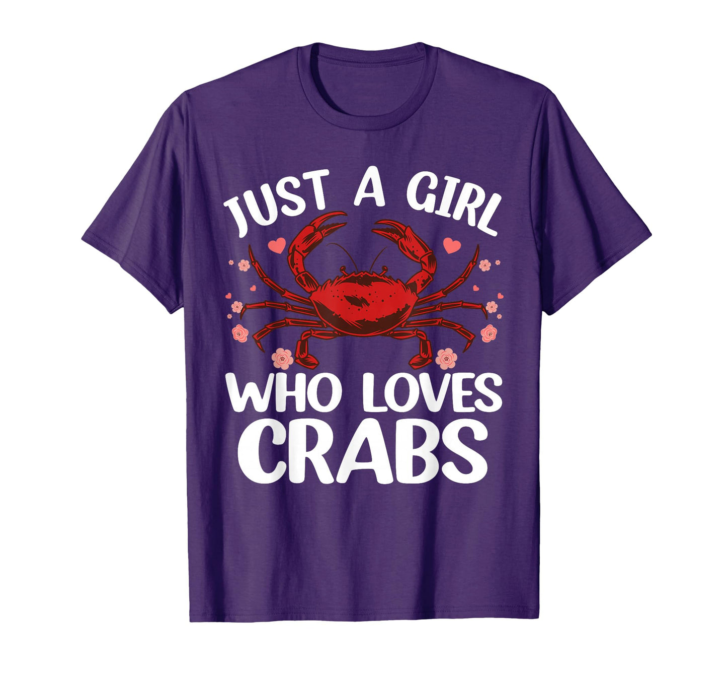 Cool Crab Art for Girls Women Crabby Seafood Gag Crab Lover T-Shirt