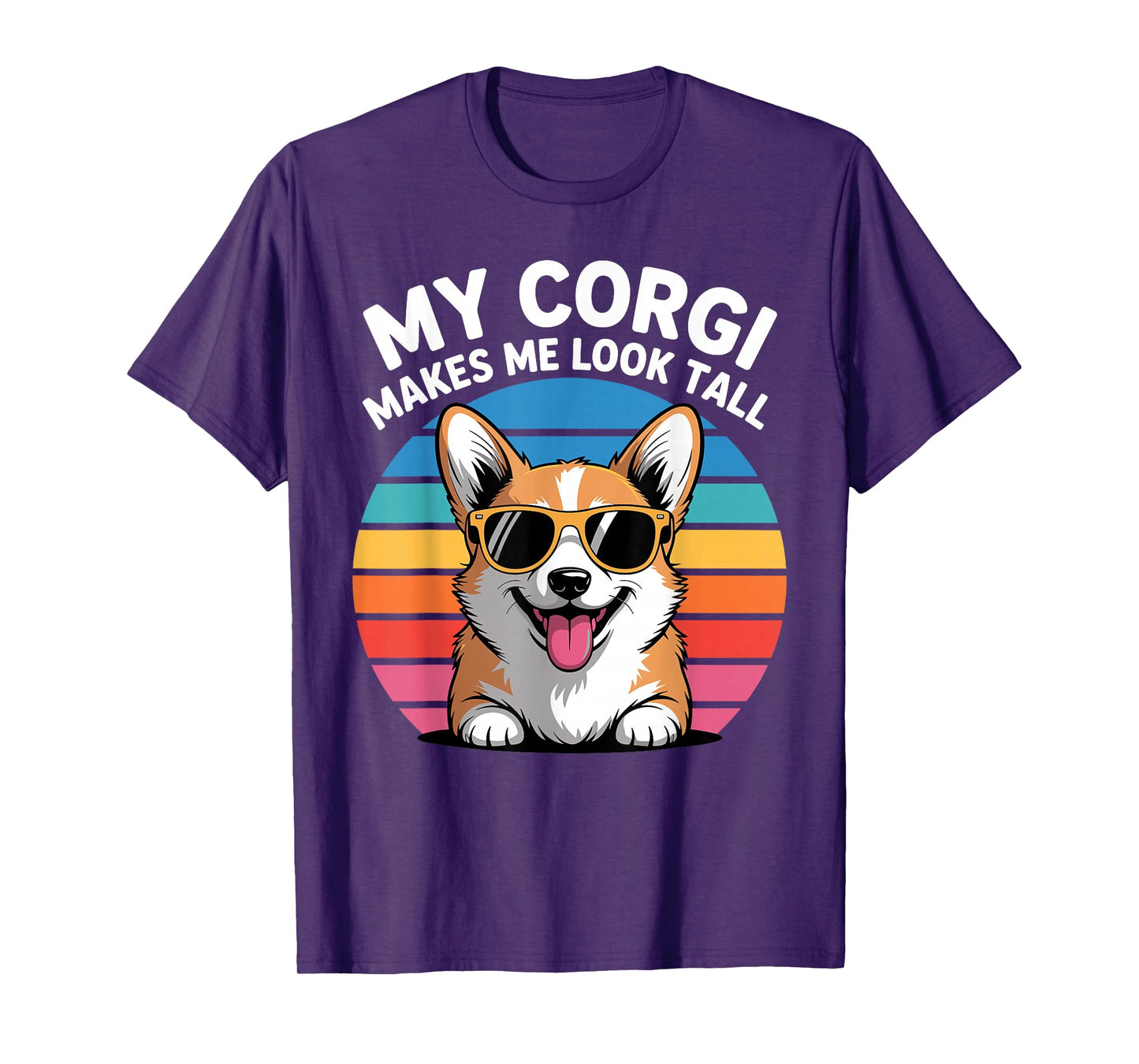 Funny Corgi Design for Men Women Kids Pet Dog Corgi Lovers T-Shirt