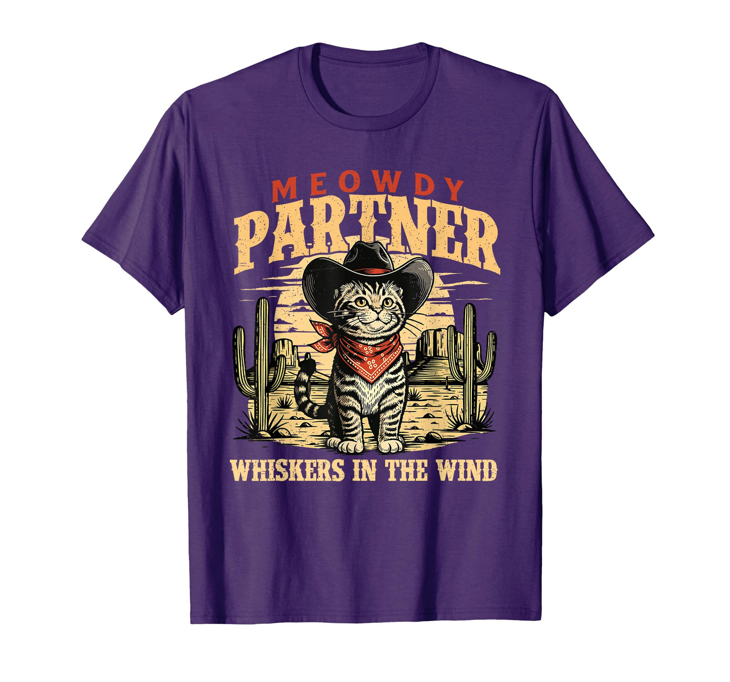 Meowdy Partner - Cowboy Western Cowpoke Country T-Shirt