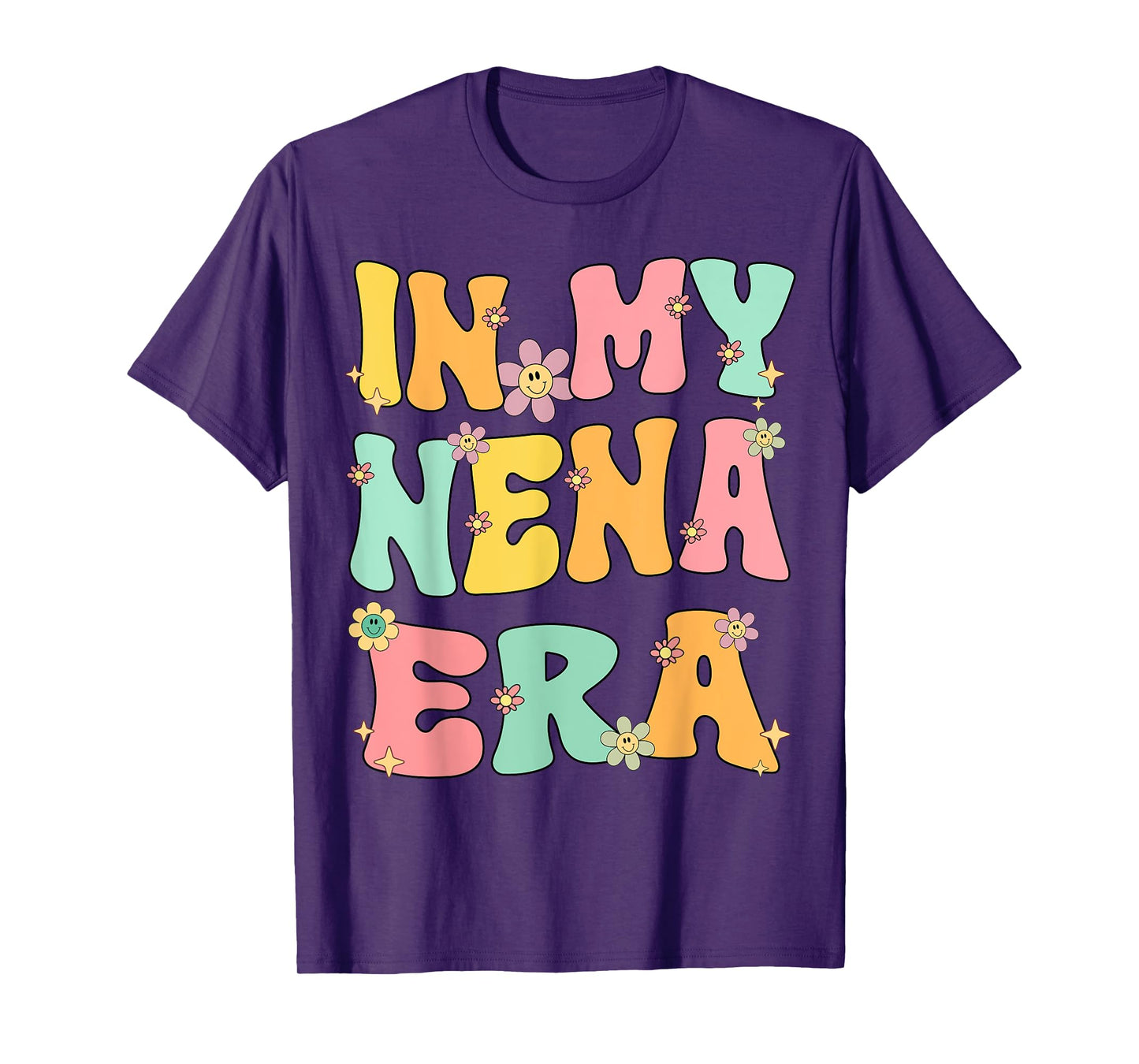 In My Nena Era Retro Groovy Nena Grandma Mothers day Cute T-Shirt