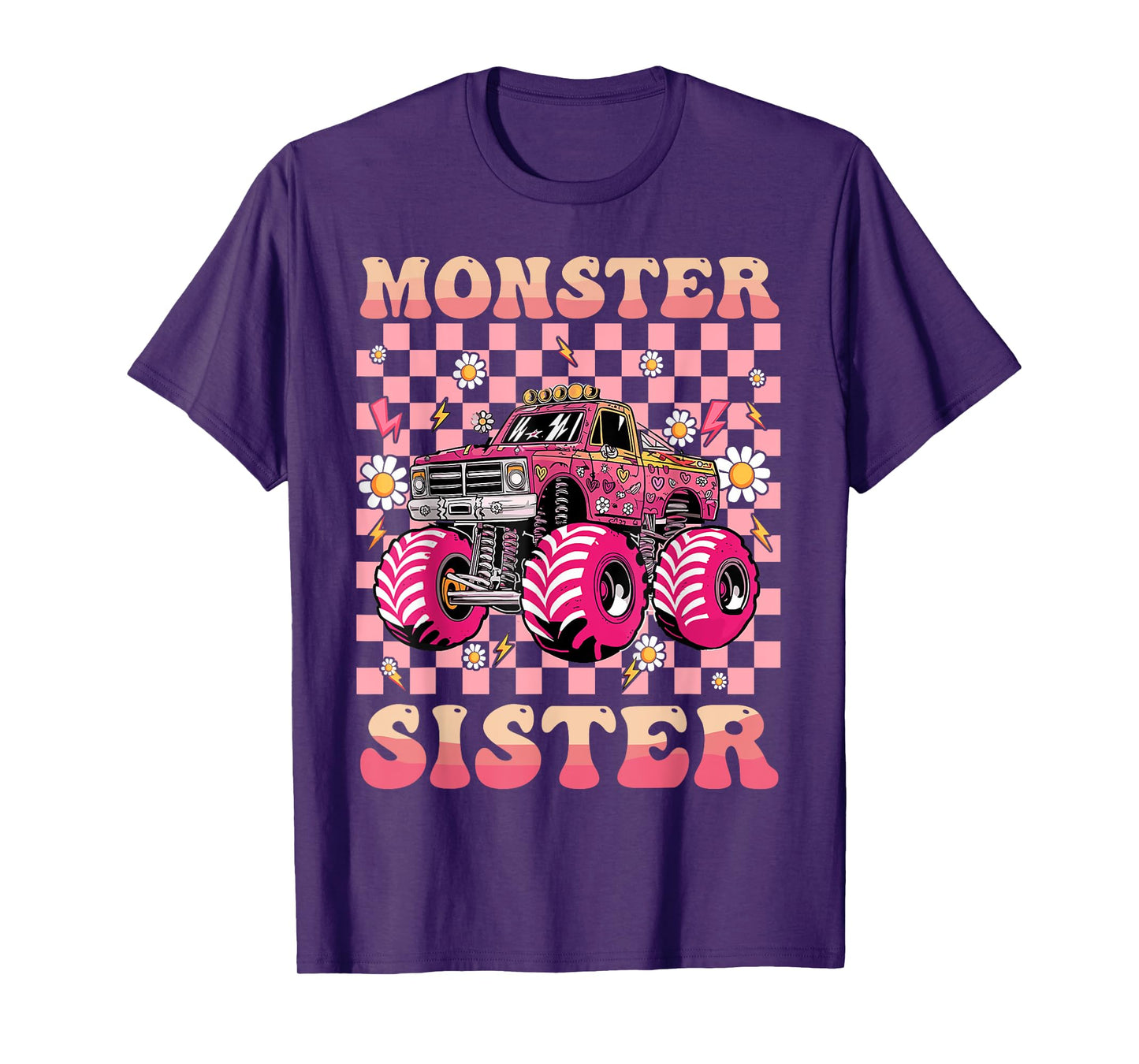 Monster Truck Sister Monster Truck Are My Jam Truck Lovers T-Shirt