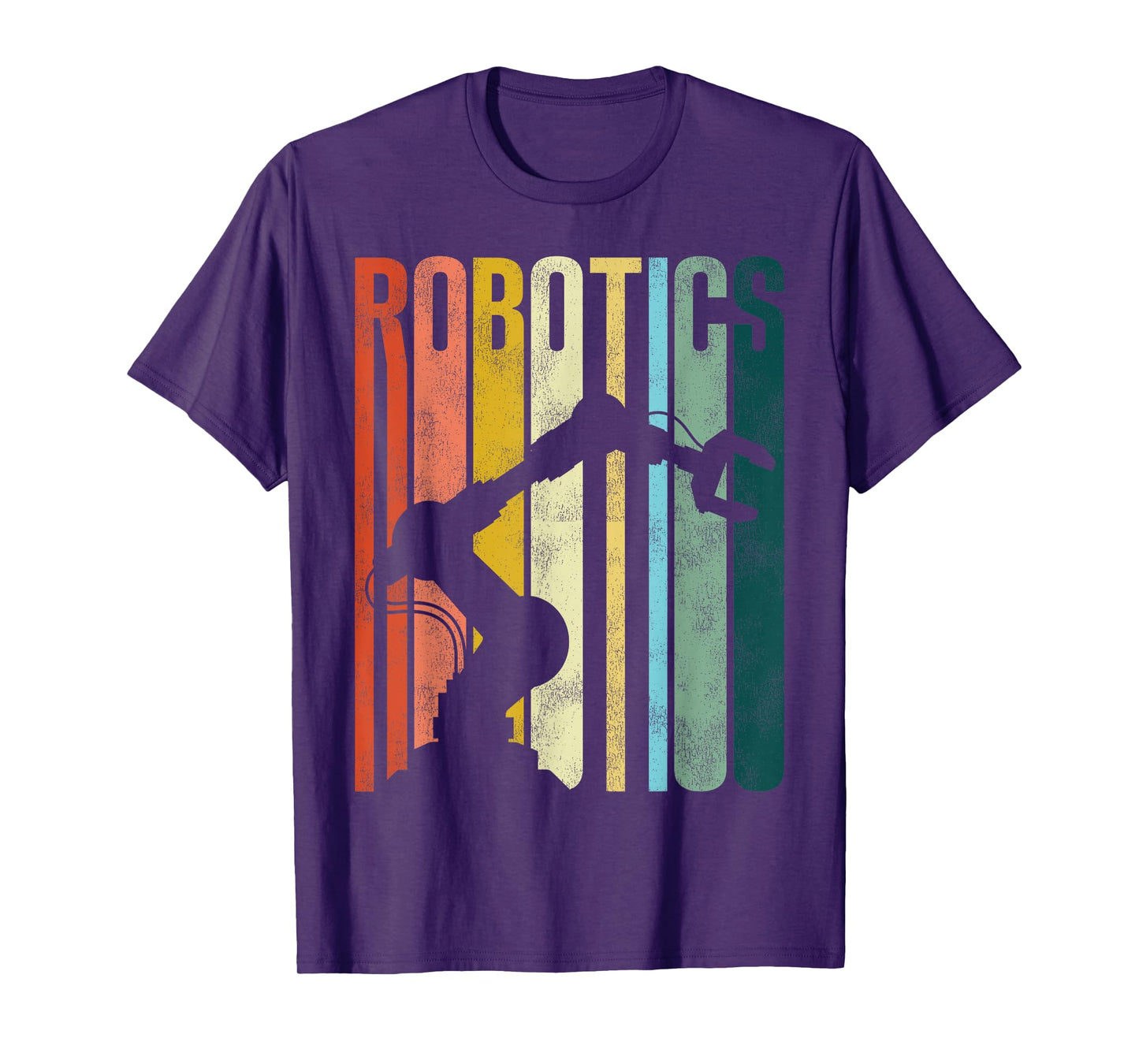 Robot Robotics Engineer Retro Vintage Robotics T-Shirt