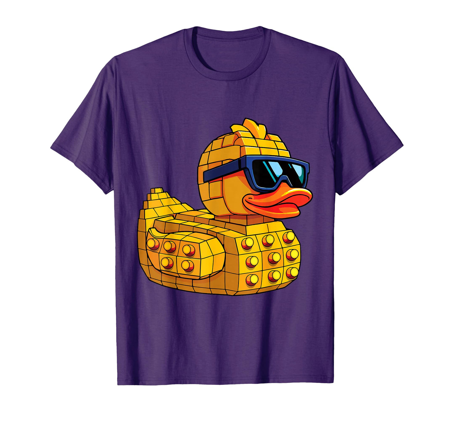 Duck Brick Master Builder Block Building Brick Builder T-Shirt