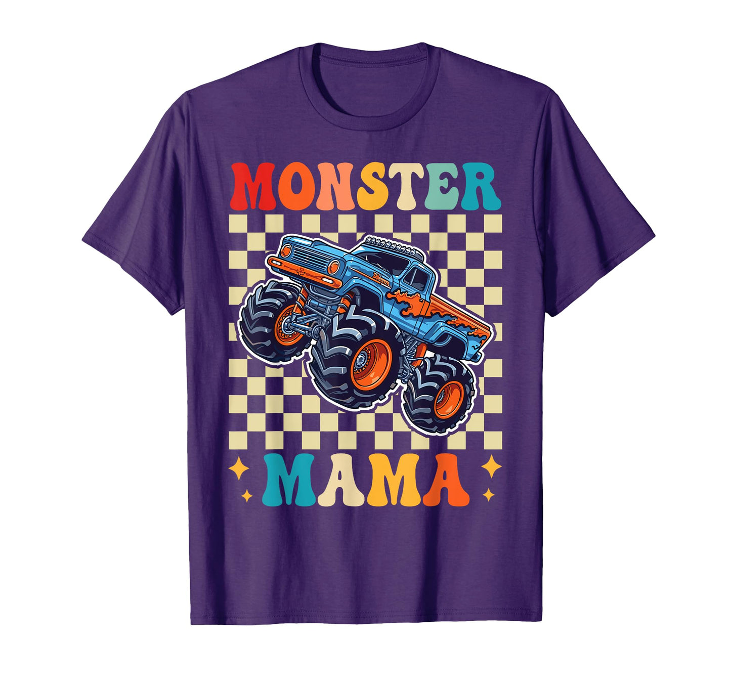 Monster Truck Mama Mom Family Matching Monster Truck Lovers T-Shirt