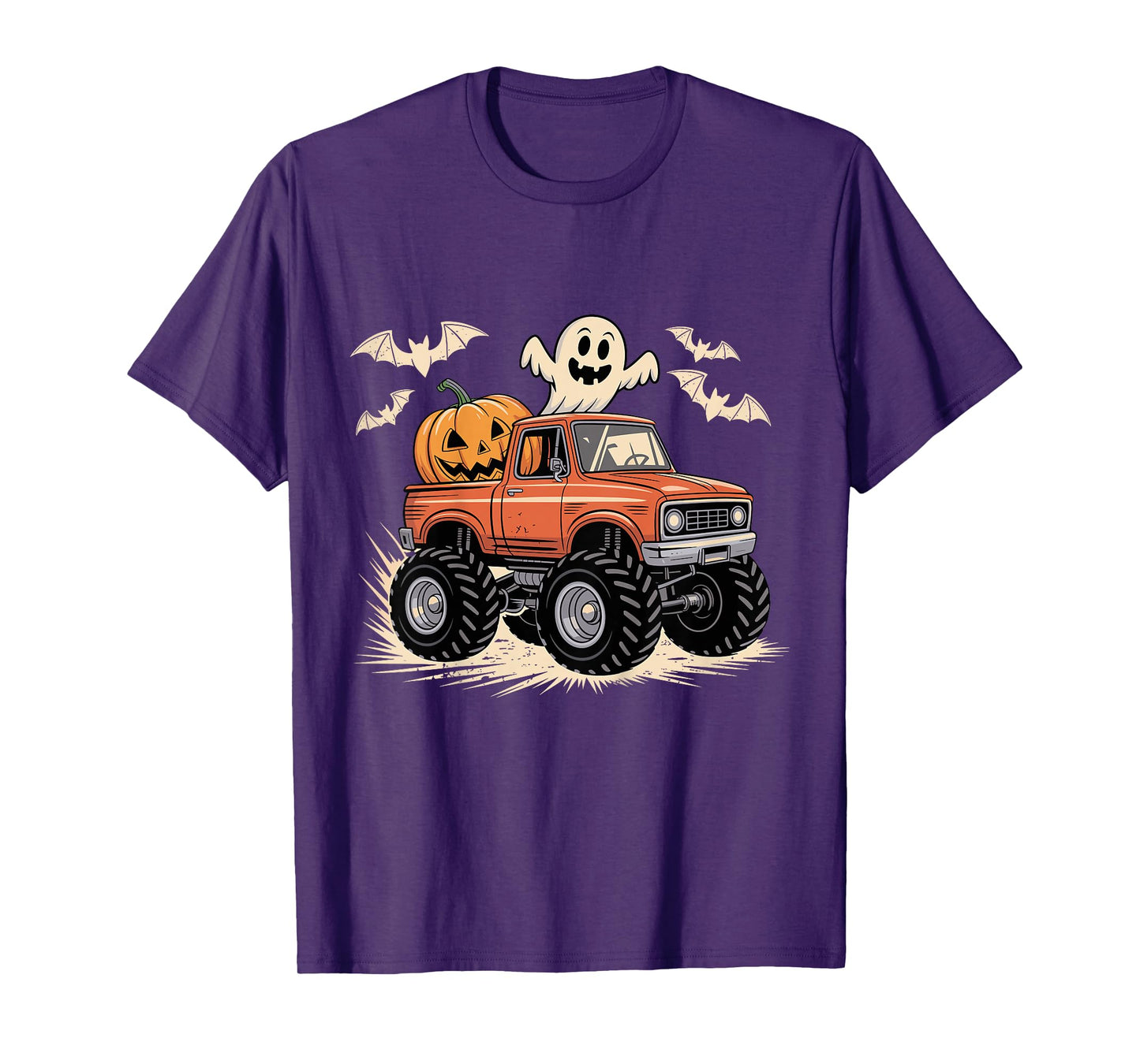 Kids Monster Truck Halloween Costume for Boys Kids T-Shirt