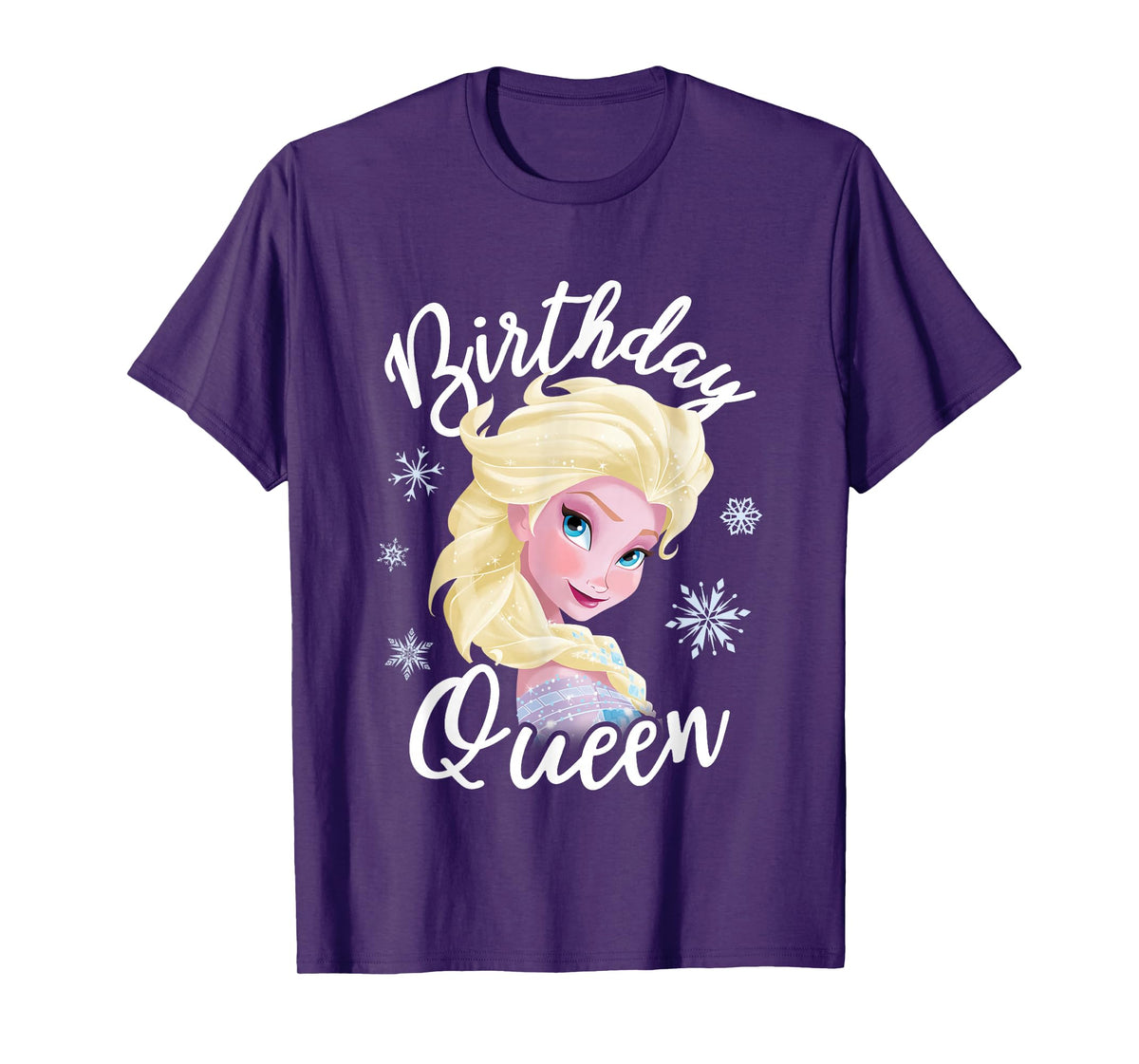 Disney Frozen Birthday Queen Elsa Big Chest Portrait T-Shirt