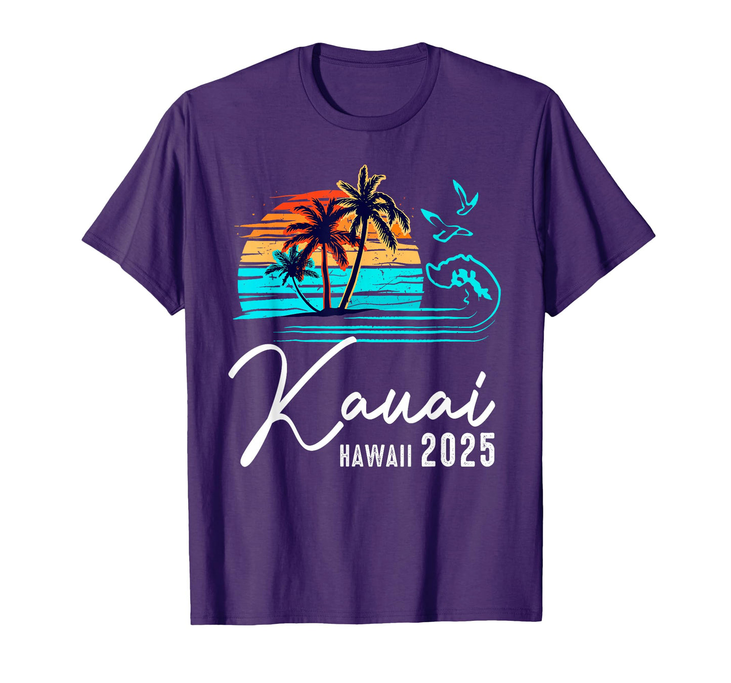 Kauai Hawaii 2025 Summer Vacation Matching Family Group T-Shirt