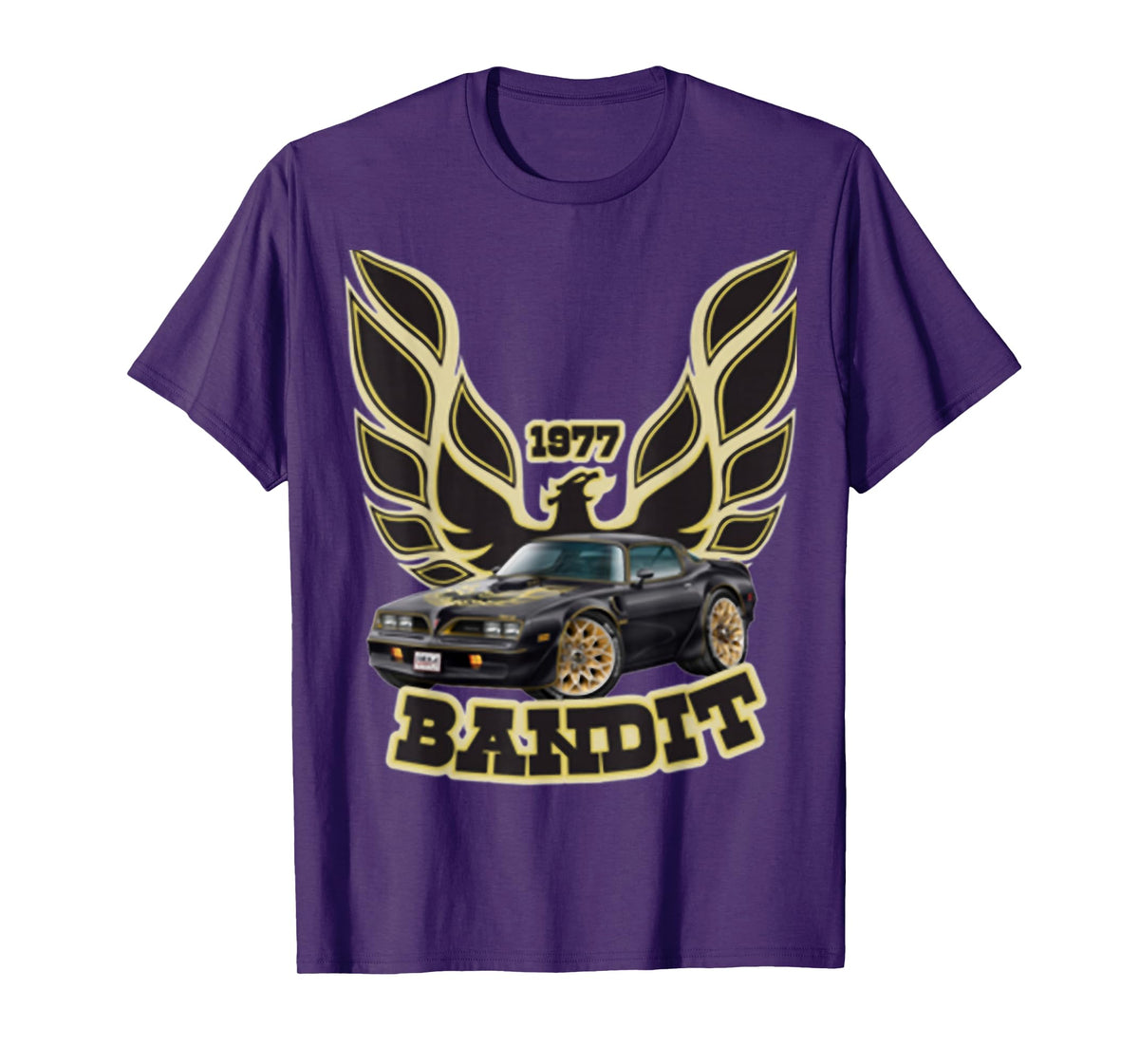 1977 77 trans am vintage black car MUSCLE CARS 70s CLASSIC T-Shirt