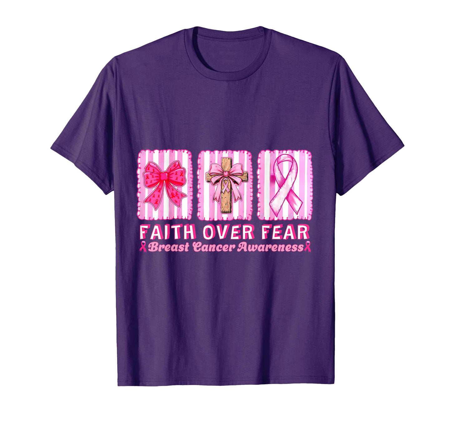 Faith Over Fear Christian, Christian Bible Verse Apparel T-Shirt