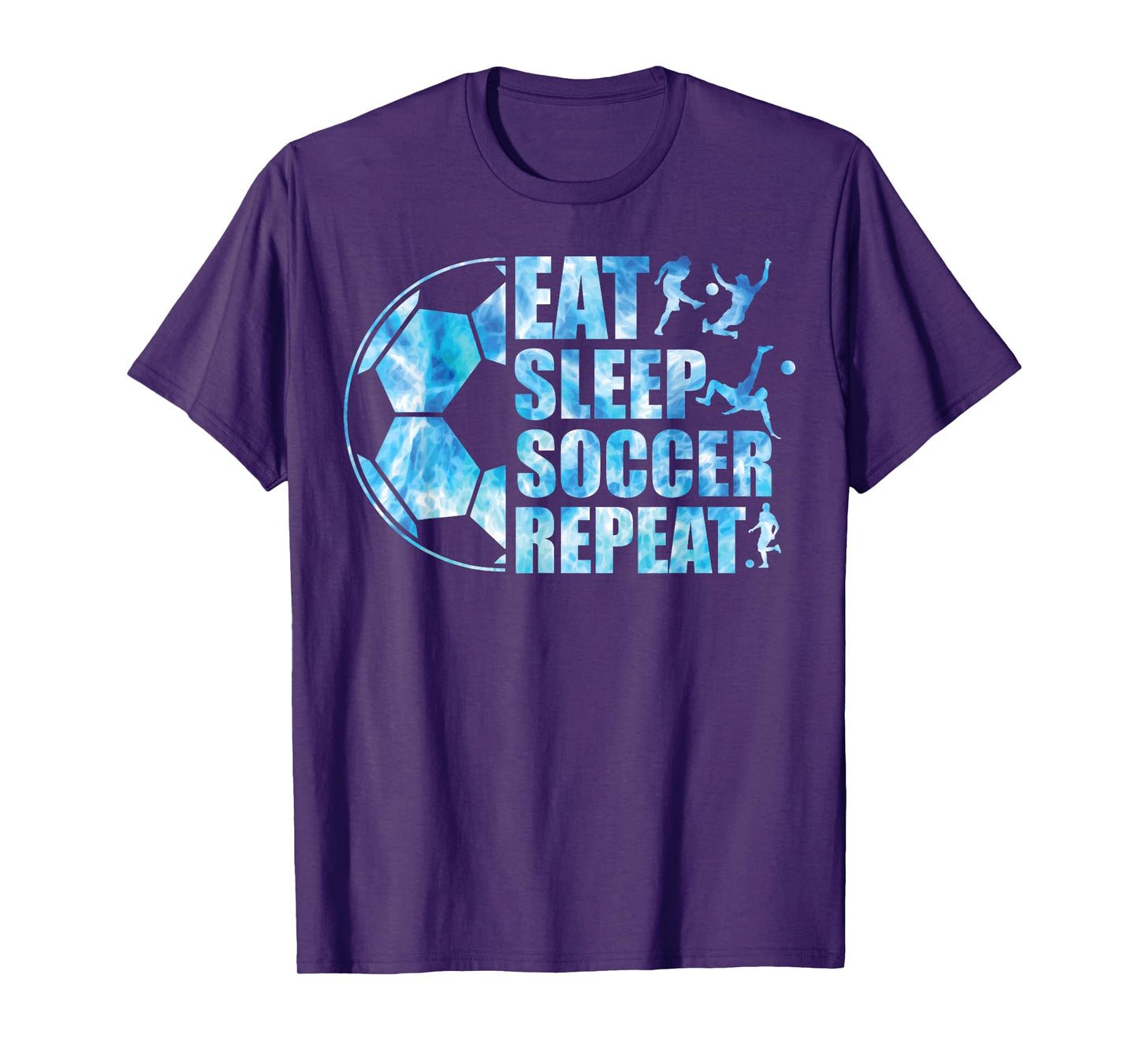 Soccer T Shirt Eat Sleep Soccer Repeat Boys Youth Kids T-Shirt