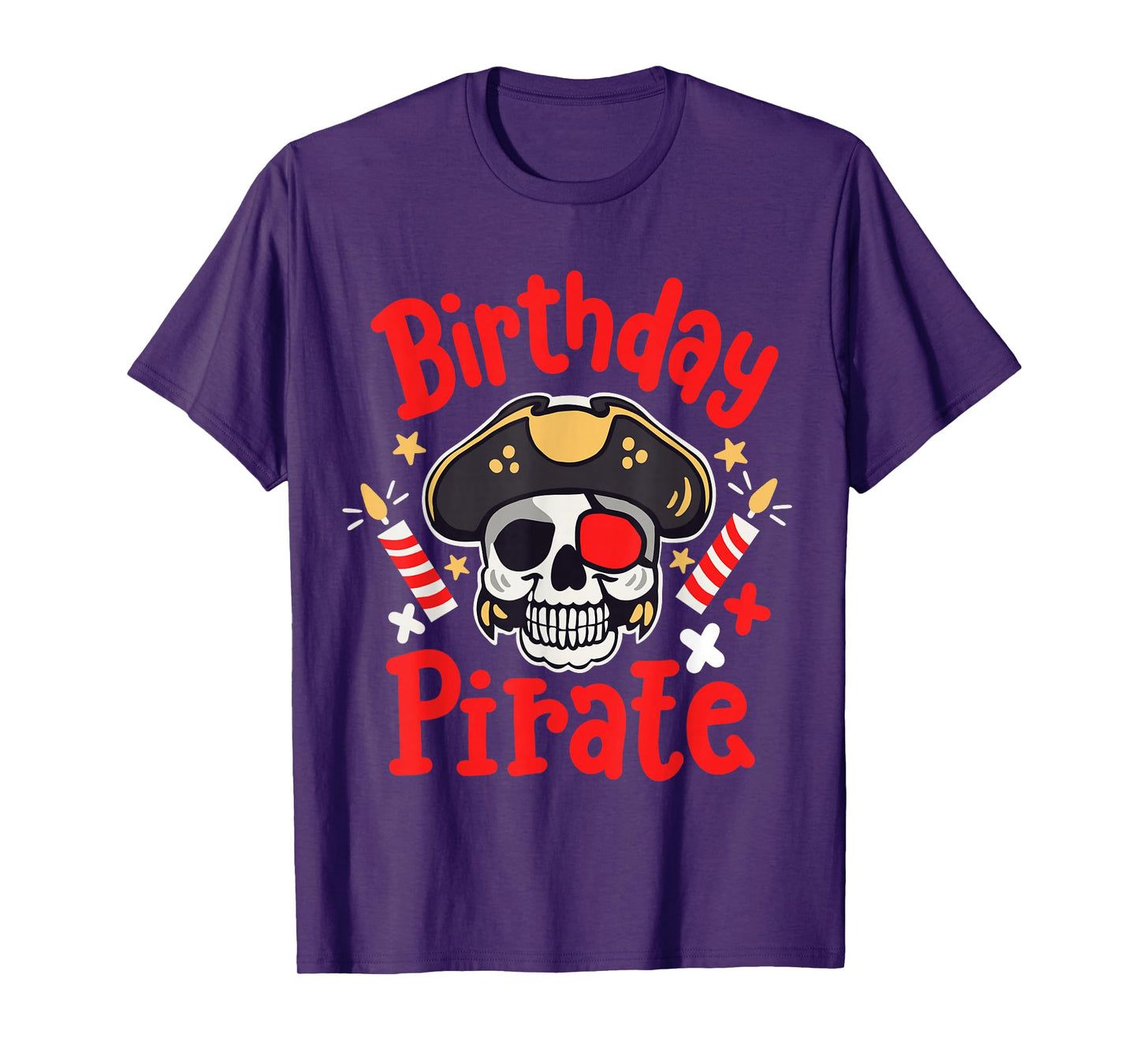 Kids Birthday Pirate Party Boys Toddlers Family Matching T-Shirt