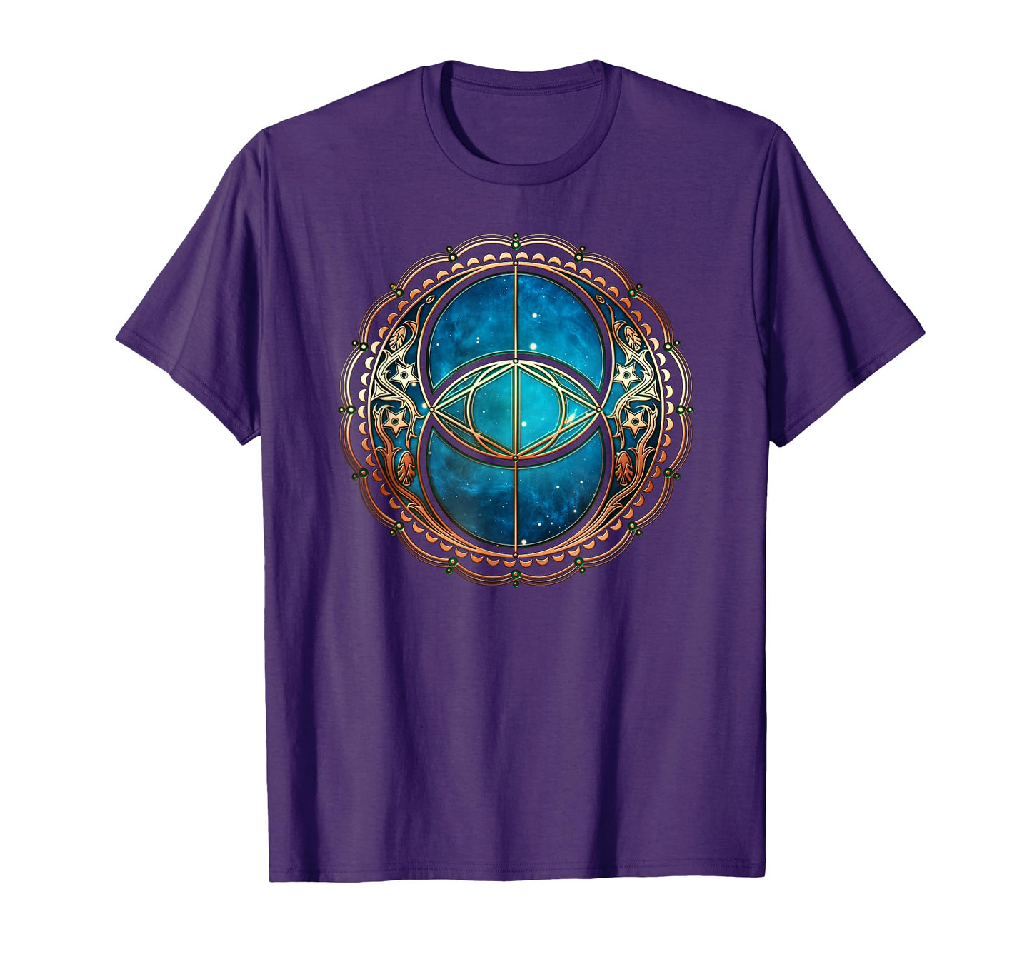 Vesica Piscis, Chalice Fountain, Symbol, Flower of Life, Wicca T-Shirt