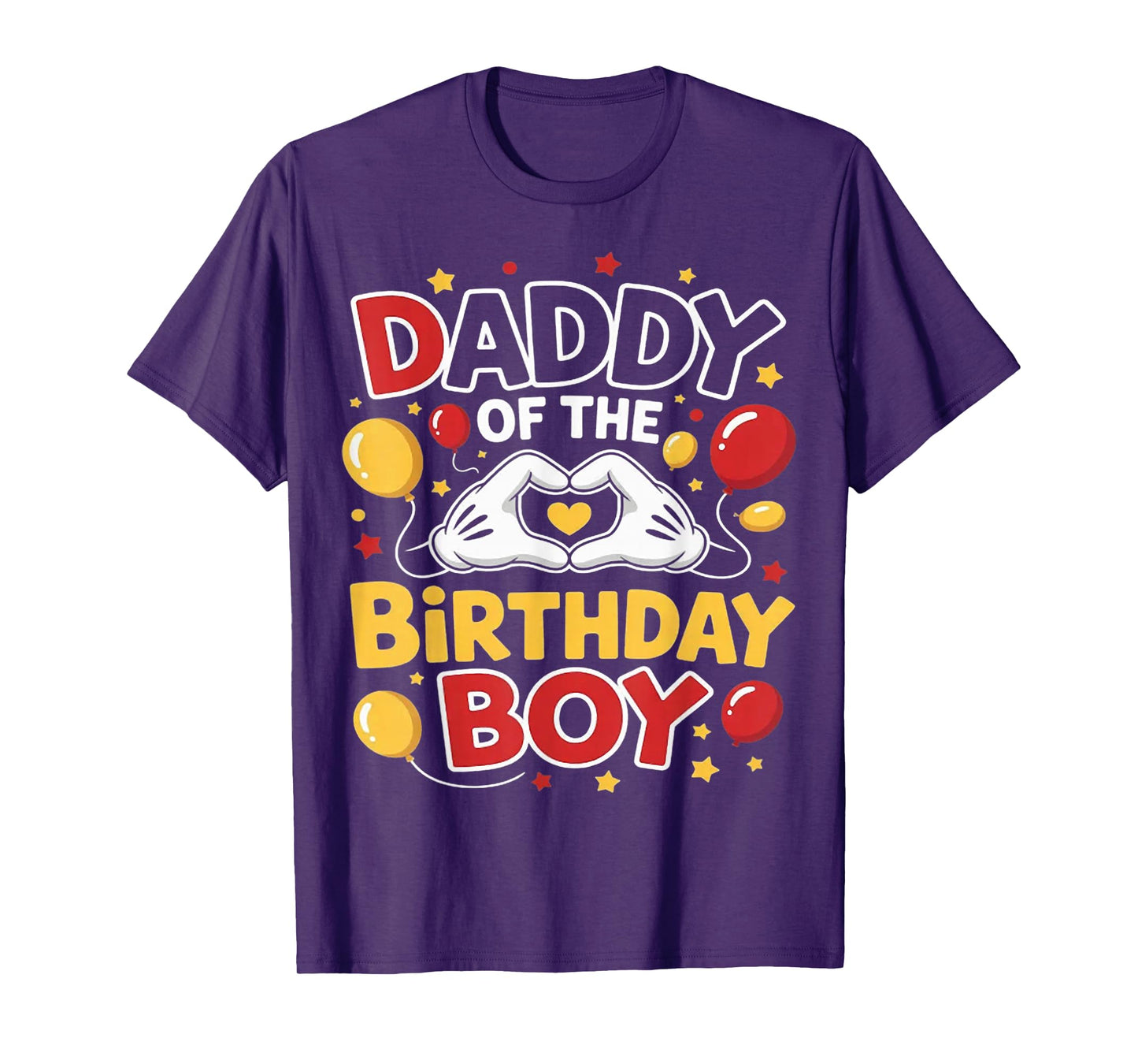Daddy Of The Birthday Boy Shirt matching Dad Son Family Bday T-Shirt
